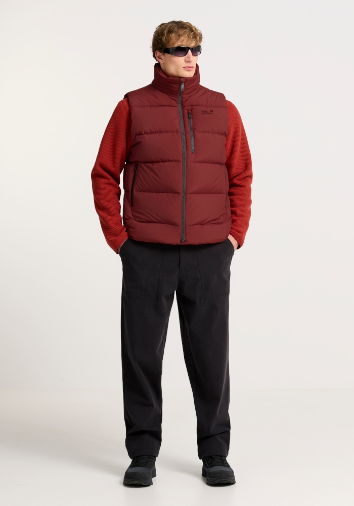 Jack Wolfskin Daunenweste »COLONIUS VEST M RDS« Daunenweste, winddicht, wasserabweisend