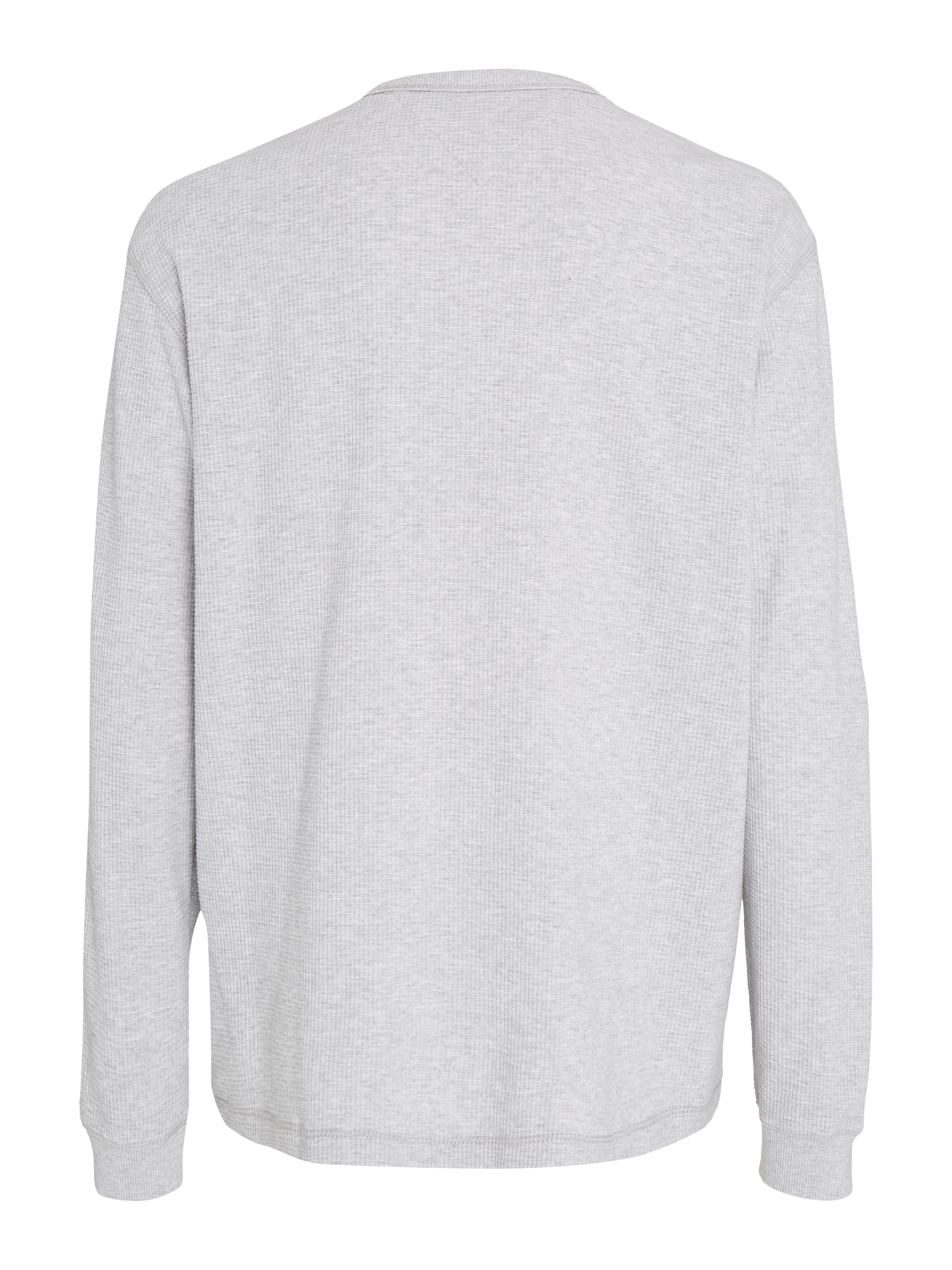 Tommy Jeans Langarmshirt »TJM REG LS WAFFLE TEE«, mit Markenlabel am Bund