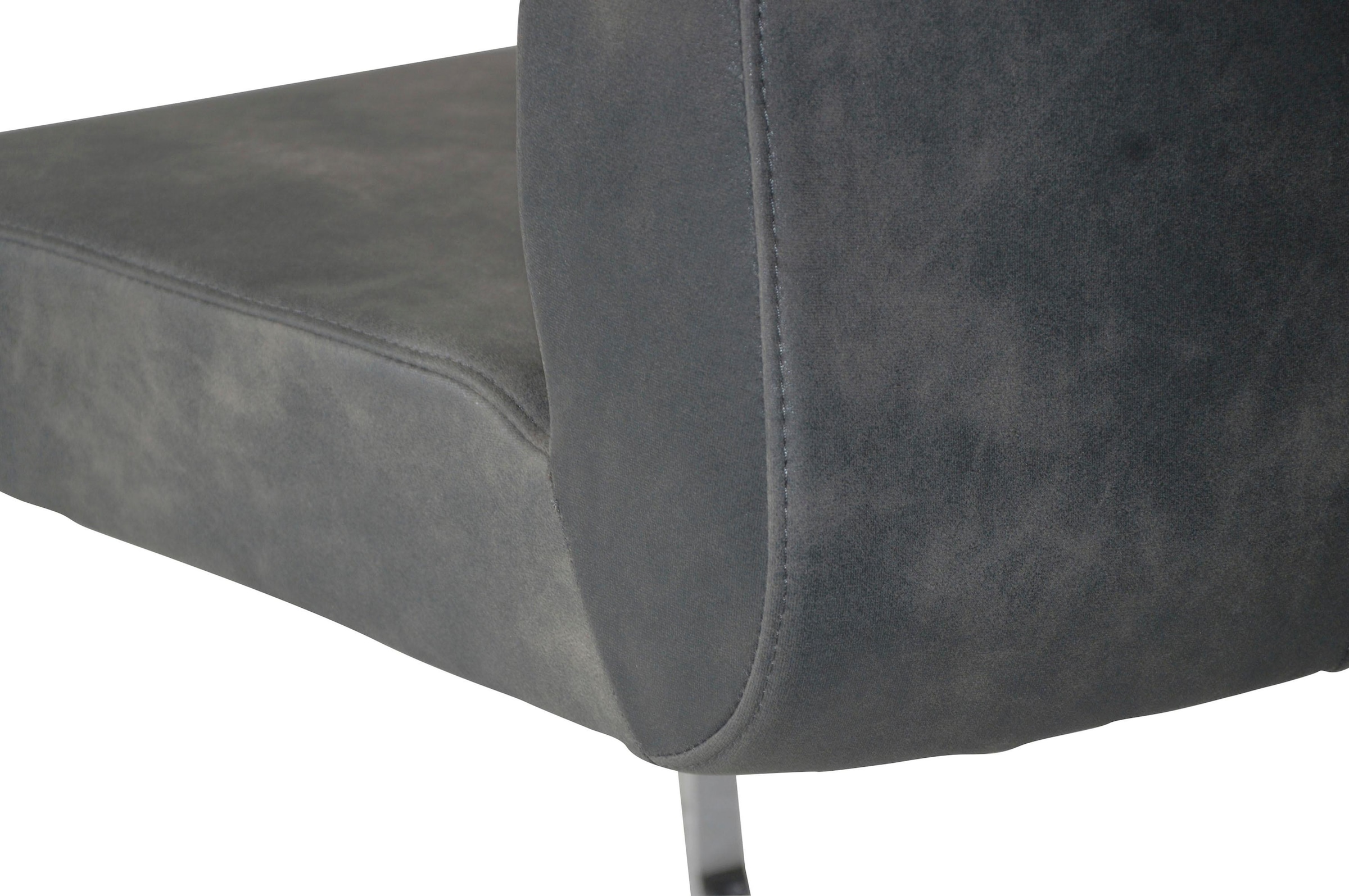 Homexperts Esszimmerstuhl »Maria«, (Set), 2 St., Microfaser VINTAGE, Bezug in Microfaser-Vintage, Belastbarkeit bis 150 kg