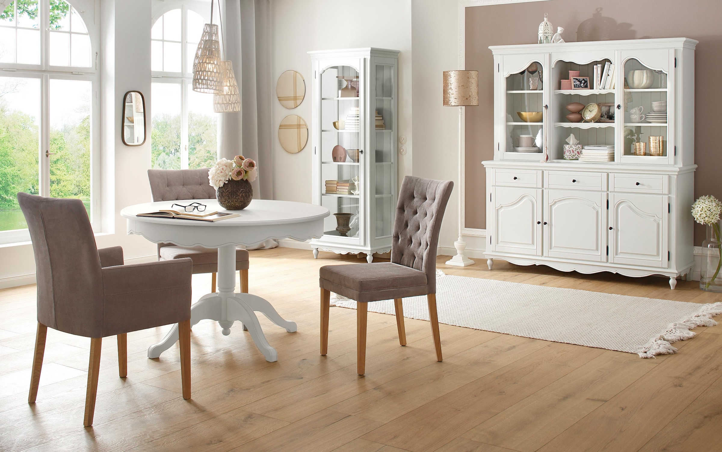 Home affaire Esszimmerstuhl »Colorado BESTSELLER«, Luxus-Microfaser, mit Massivholzgestell