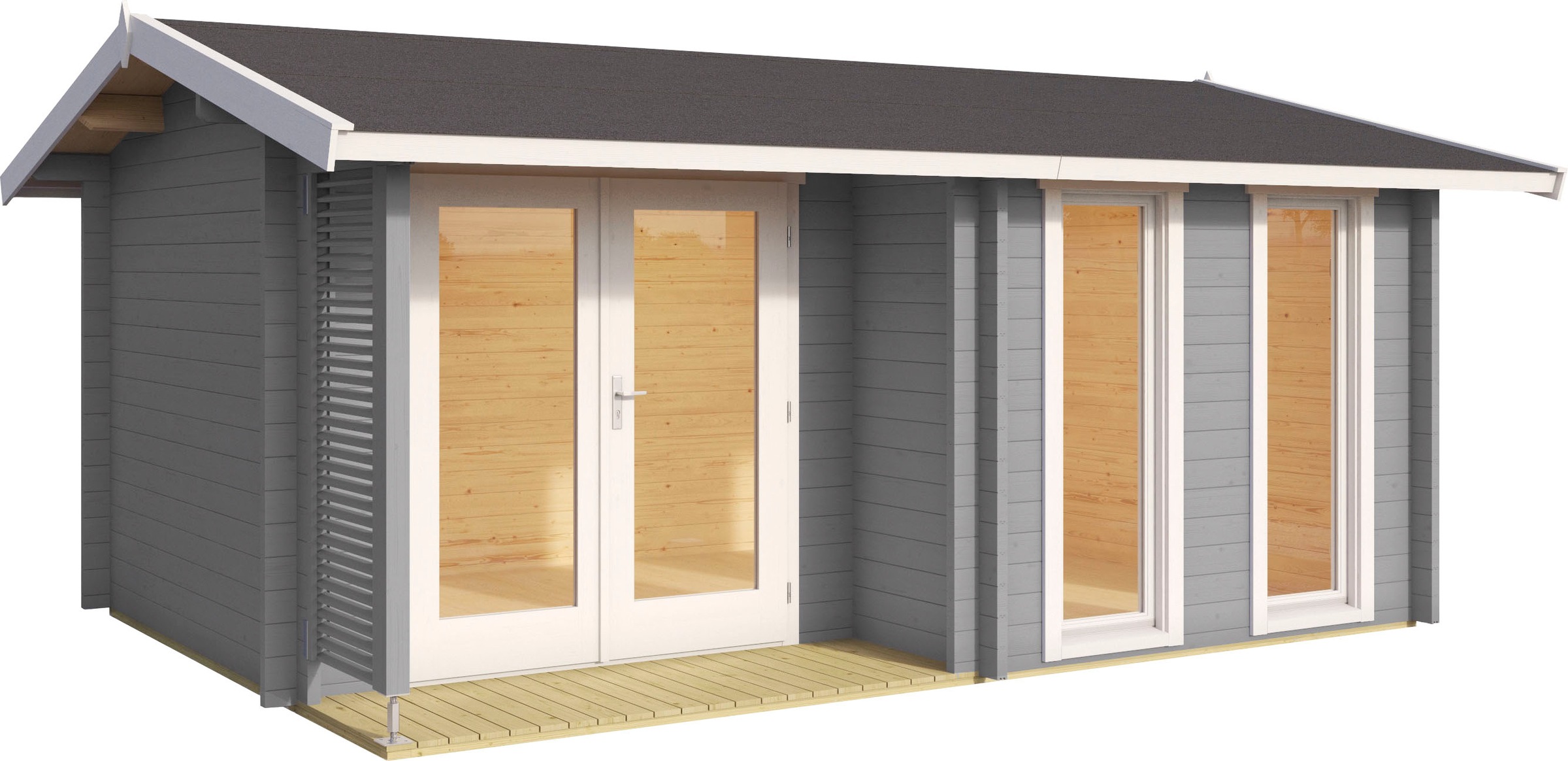 Lasita Maja Gartenhaus »HAMPSHIRE« in grau