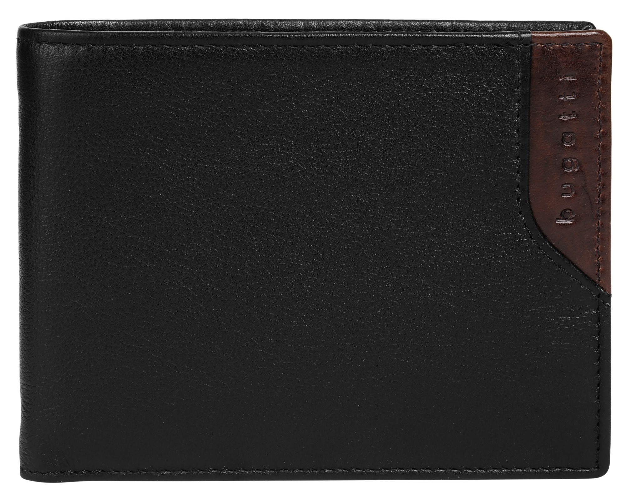 Bugatti Herren Geldbörse »CORSO DELUXE« echt Leder in schwarz