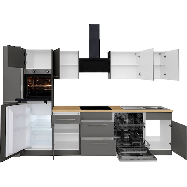 wiho Küchen Küchenzeile »Unna«, ohne E-Geräte, Breite 310 cm im OTTO Online  Shop