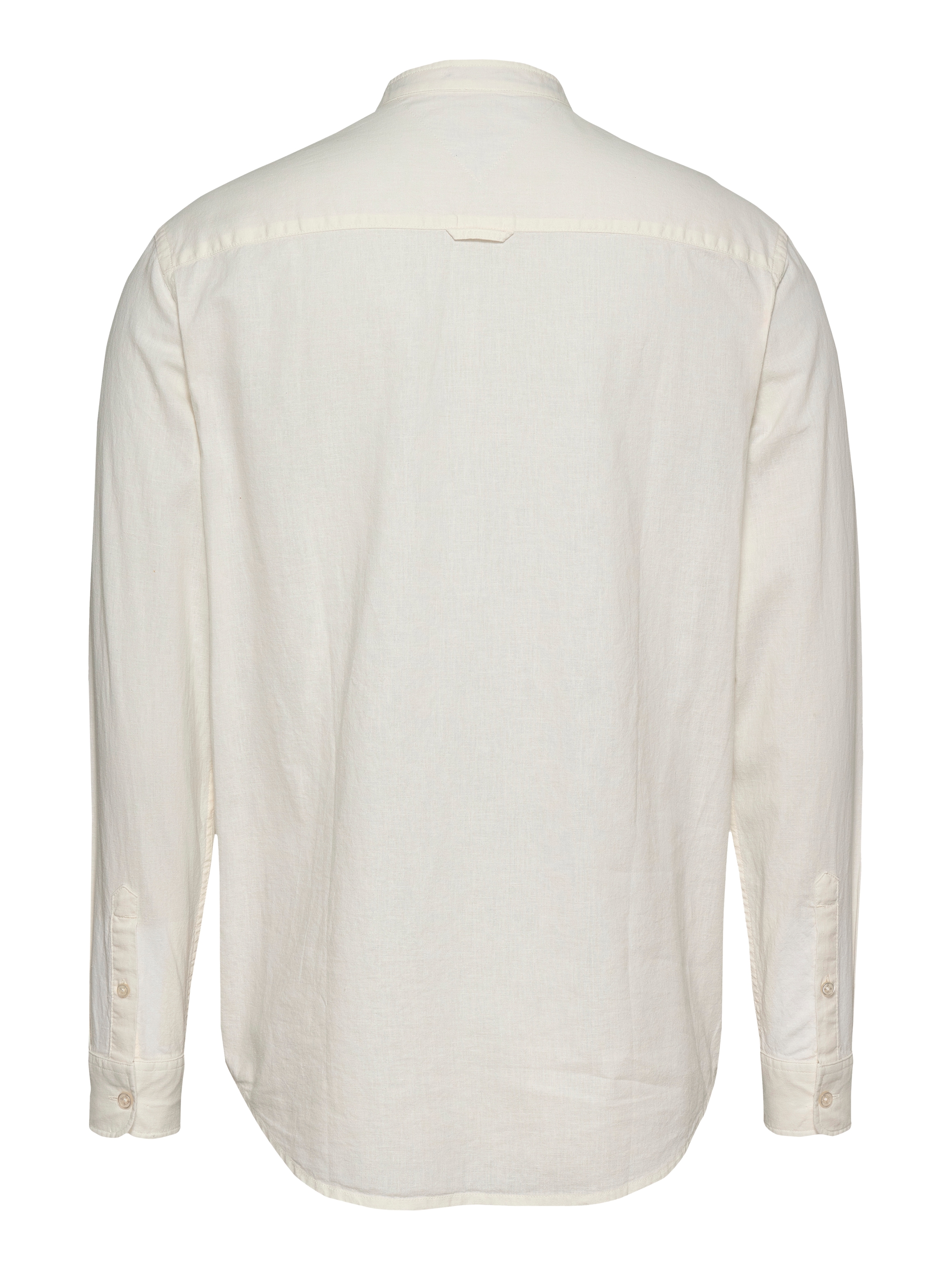Tommy Jeans Langarmhemd »TJM LINEN MIX BAND COLLAR SHIRT«