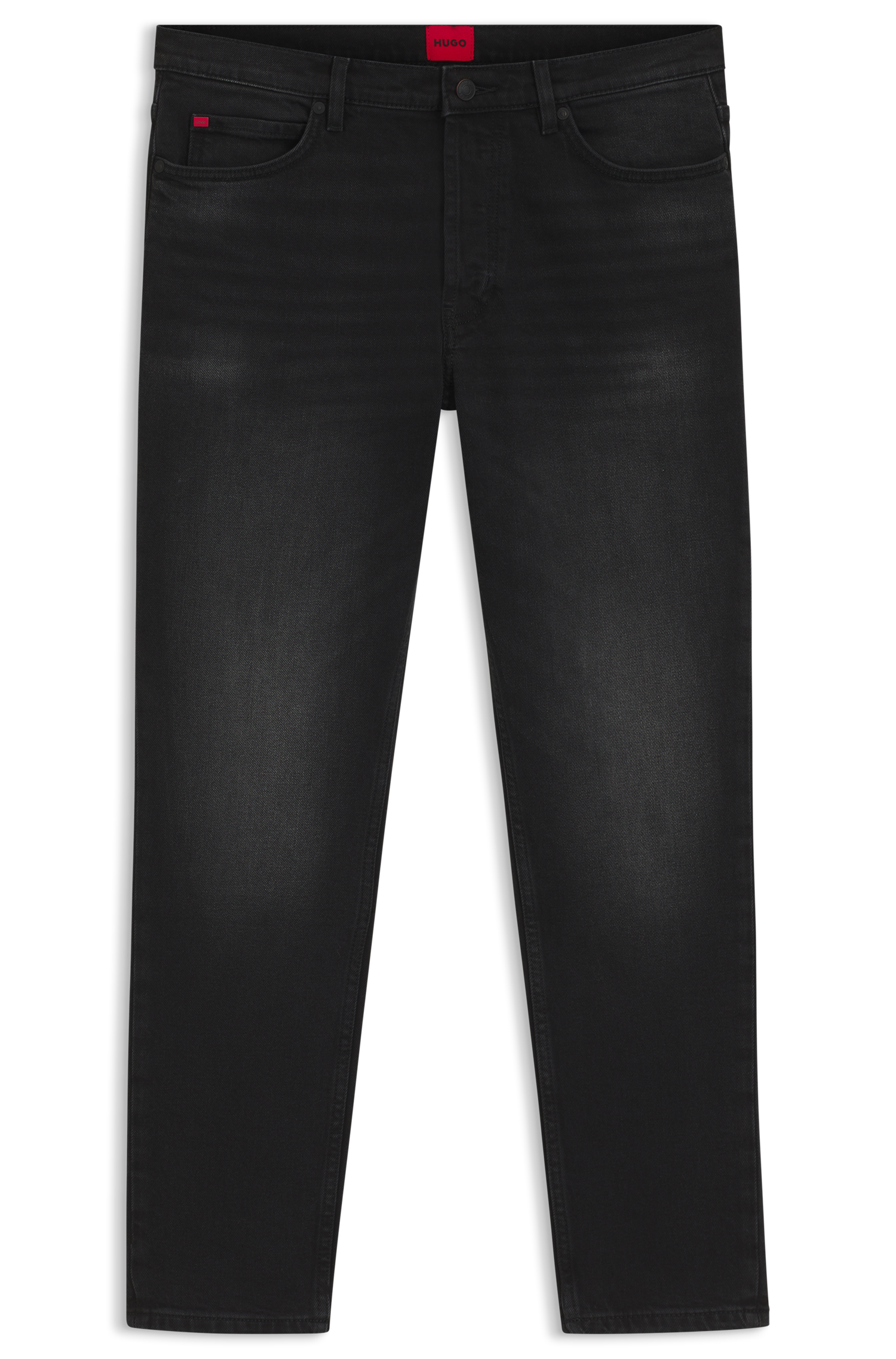 HUGO Tapered-fit-Jeans »HUGO 634« aus Stretch-Denim, mit Knopfleiste