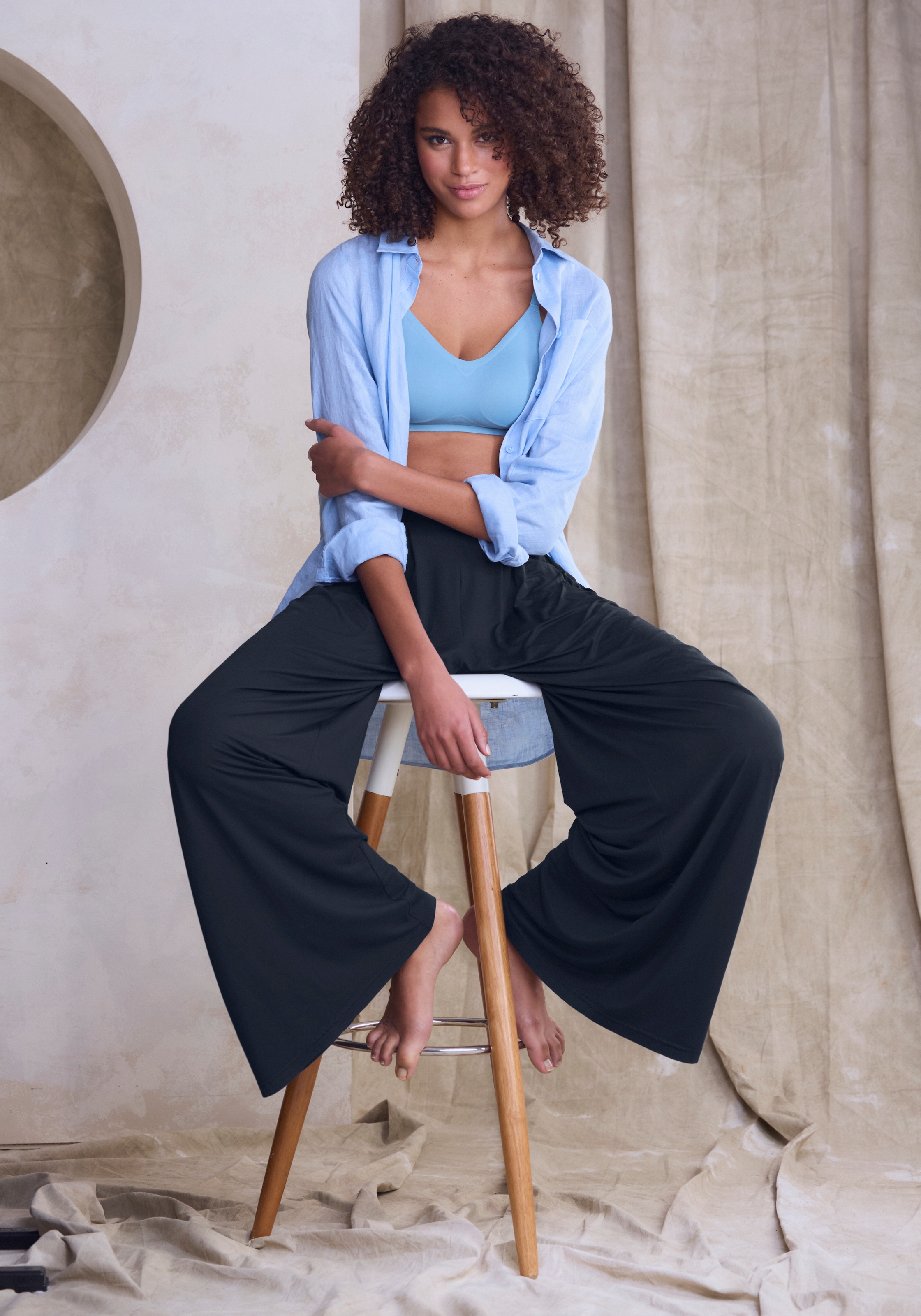 LASCANA Schlupfhose »Extra Weit«  mit extraweit geschnittenen Beinen