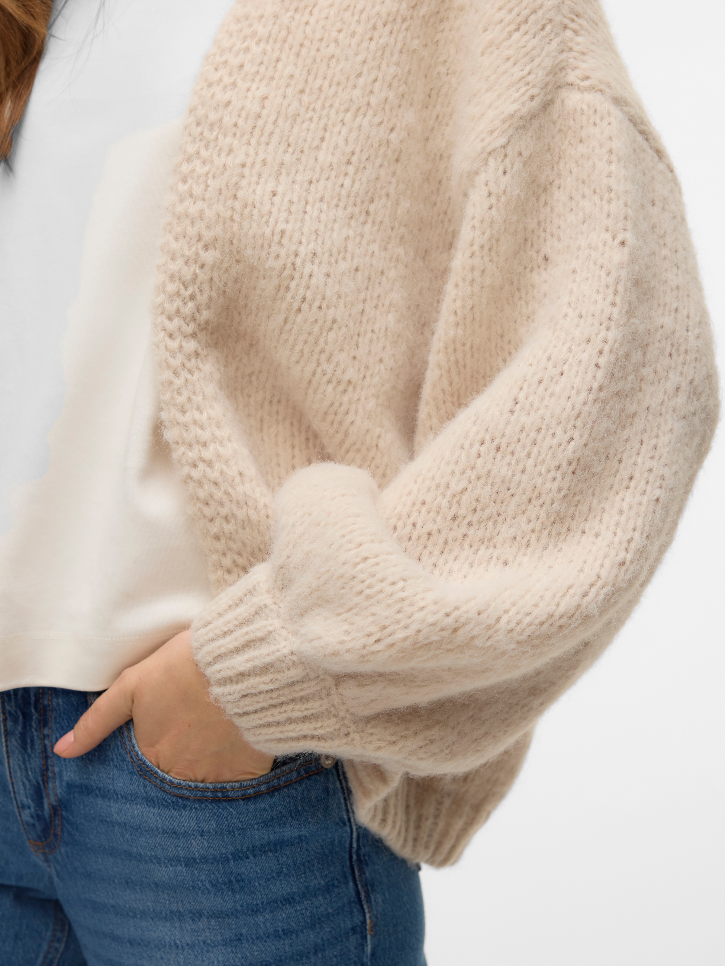 Vero Moda Strickjacke »VMMAYBE LS OPEN CARDIGAN GA REP«