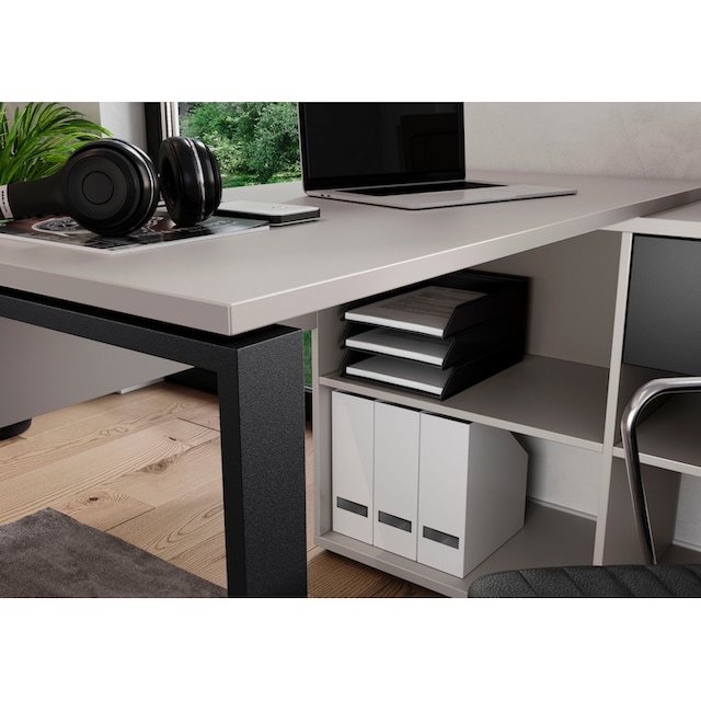 Schreibtisch mit St.), Büro-Set Sideboard online inkl. Aktenschrank kaufen GERMANIA (2 »Fenton«, integriertem und