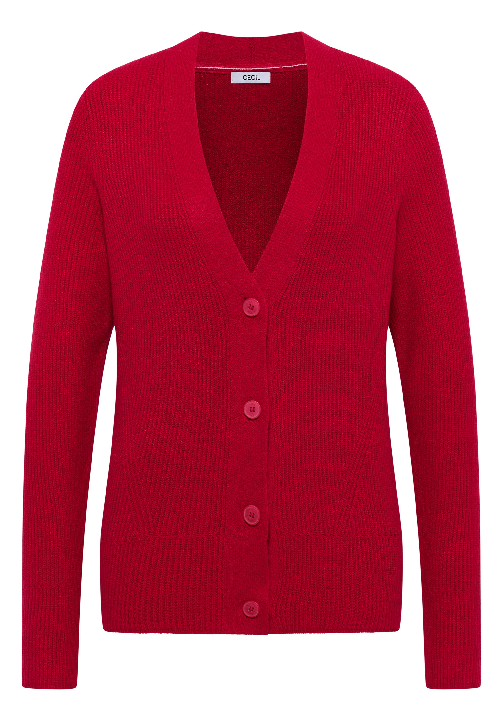 Cecil Cardigan, mit Strukturdetail und Knopfleiste