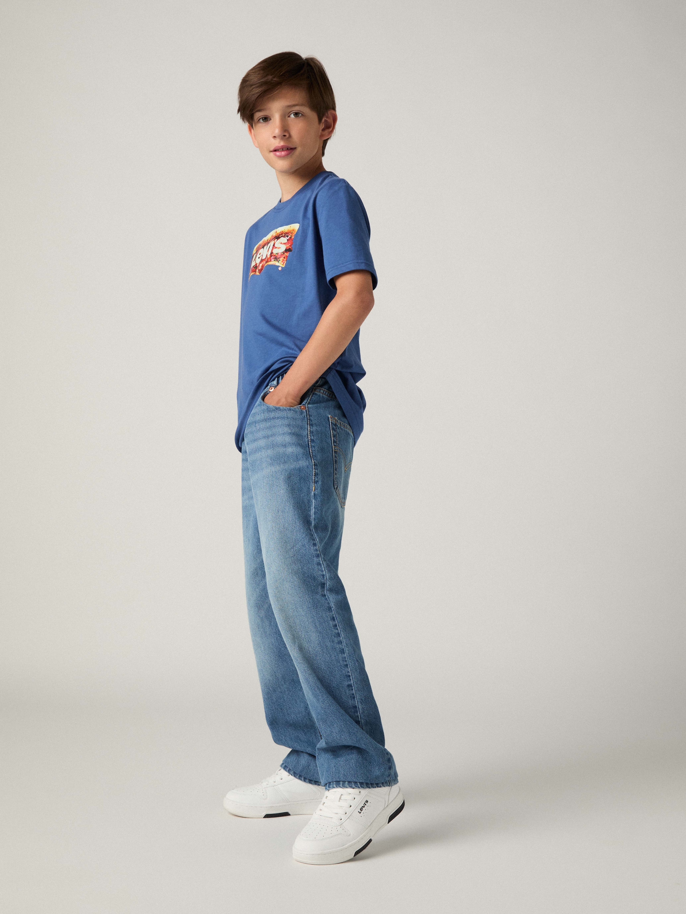 Levi's® Kids Loose-fit-Jeans »LVB PULL ON STAY LOOSE TAPER J« im Five-Pocket Style