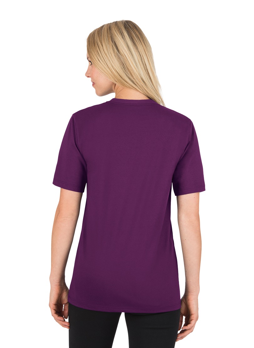 Trigema T-Shirt »TRIGEMA V-Shirt DELUXE Baumwolle«, (1 tlg.)