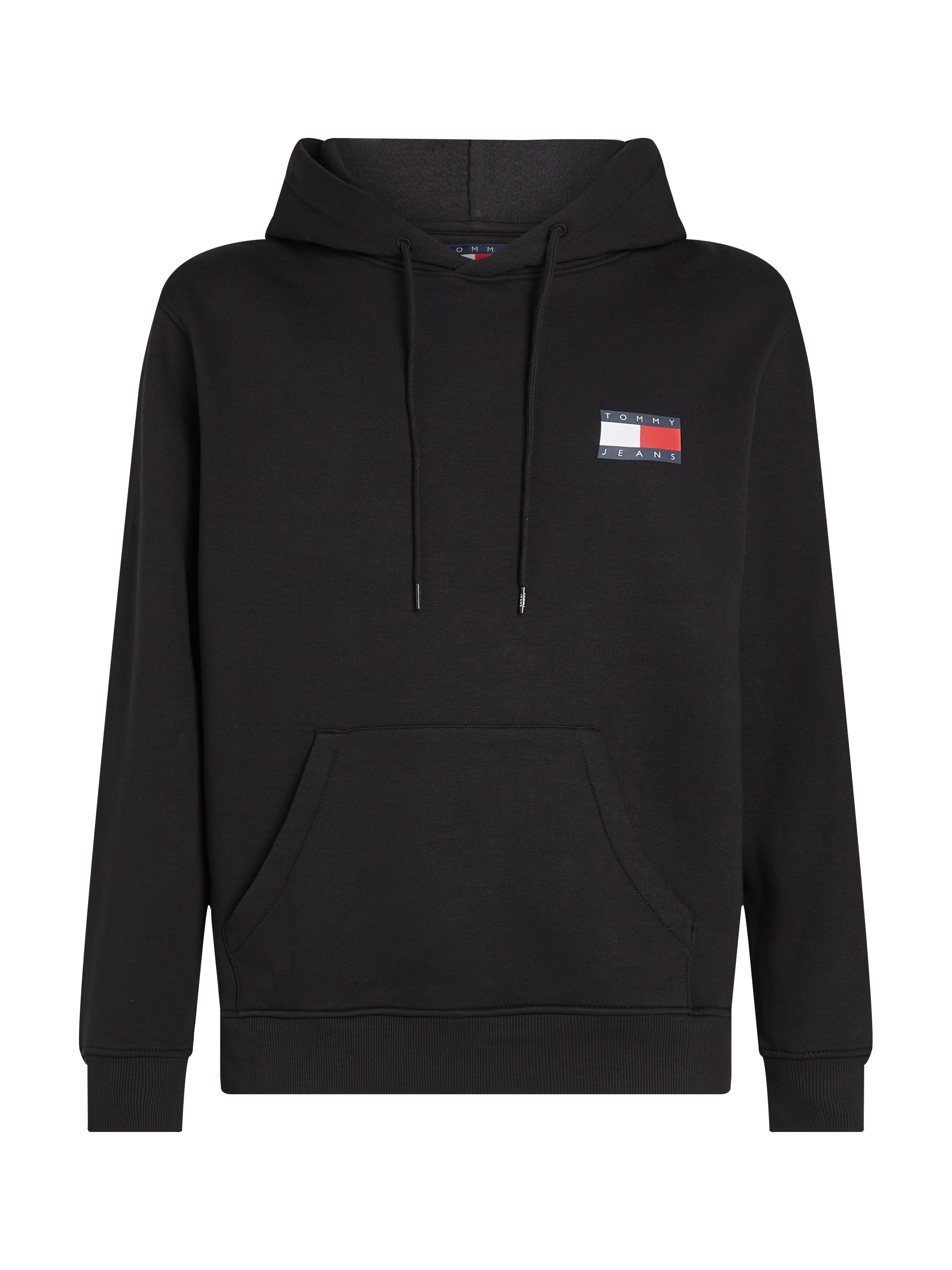 Tommy Jeans Sweatshirt »TJM REG ESSENTIAL FLAG HOOD EXT«, mit bedruckten Markenlogo auf Brusthöhe