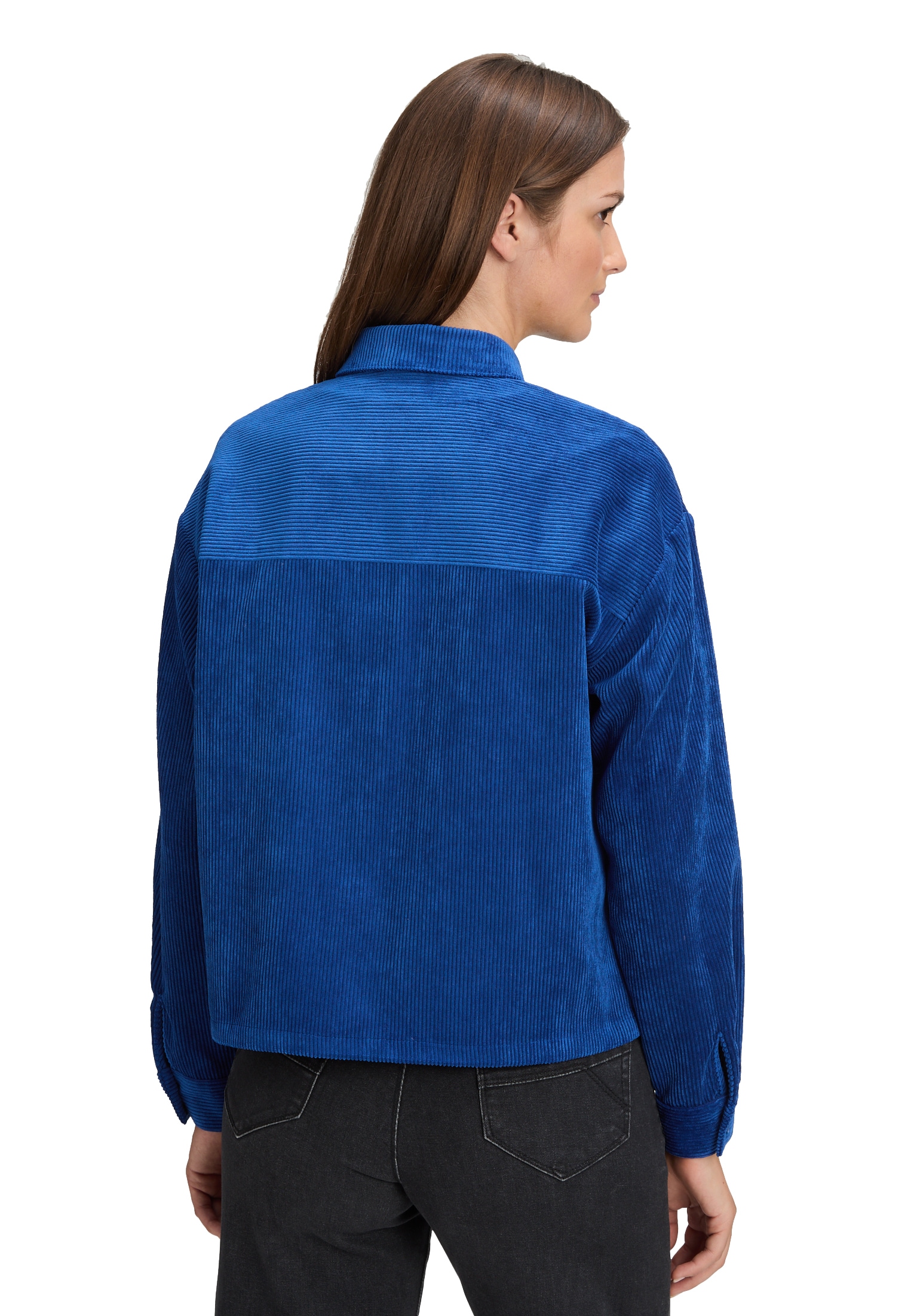 Betty&Co Shirtbluse »Overshirt mit Kragen«