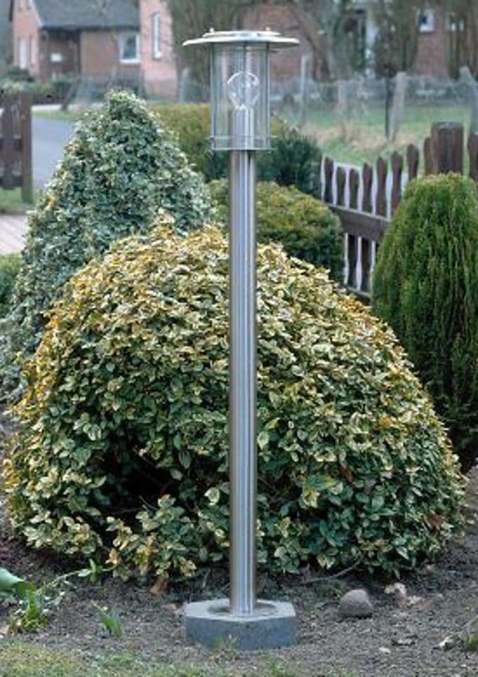 Brilliant Außen-Stehlampe »YORK« E27 100cm Höhe, E27 max. 40W, LED geeignet, aus rostfreiem Edelstahl