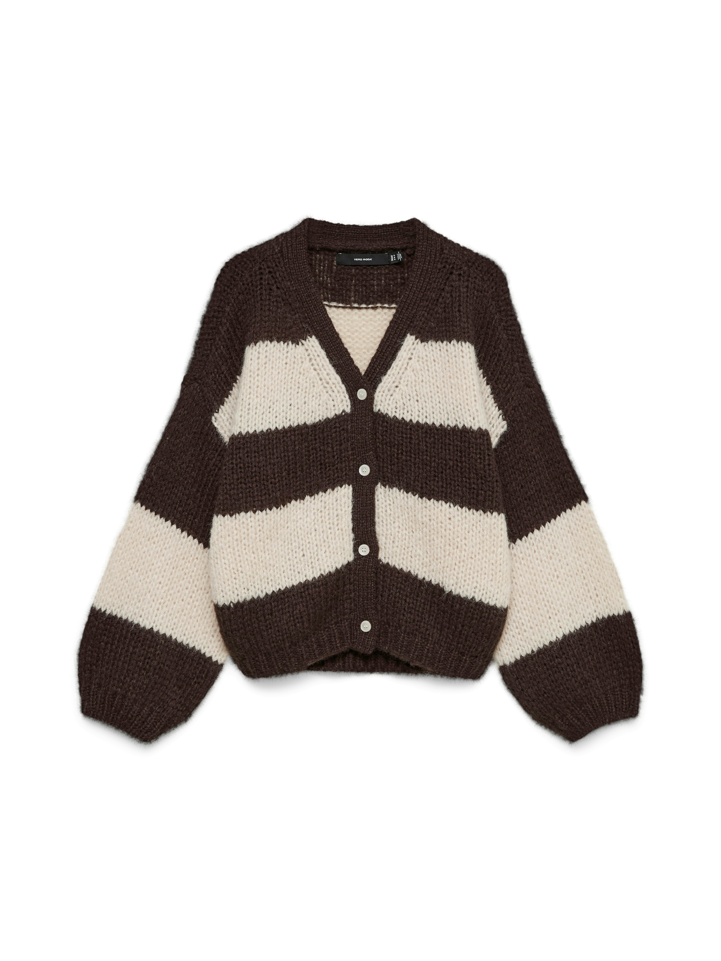 Vero Moda Strickjacke »VMMAYBE LS V-NECK BUTTON CARDIGAN NOOS« Kunstfaser