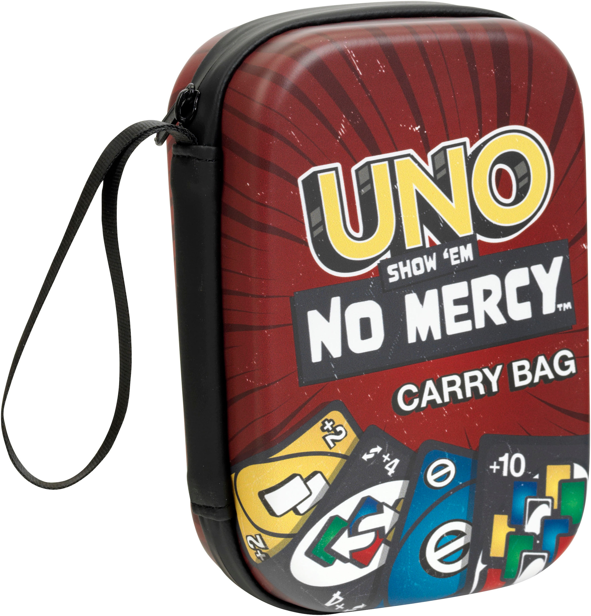 Klein Tragetasche »UNO Show 'em No Mercy - Tragetasche« Aufbewahrungstasche für Spielkarten und Anleitung