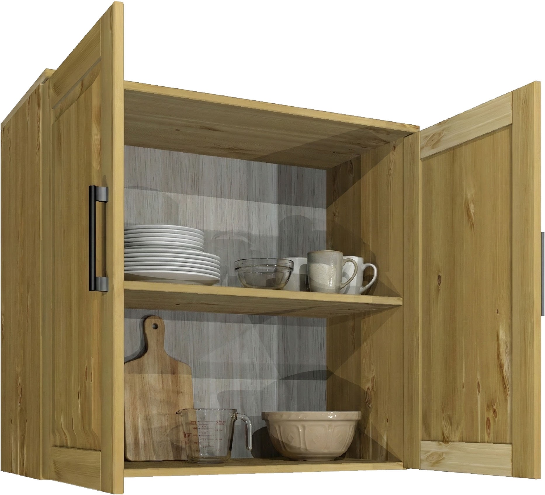 Home affaire Küchenzeile »Meliss« aus massiver Kiefer, mit Soft-Close-Funktion, 8-teiliges Set