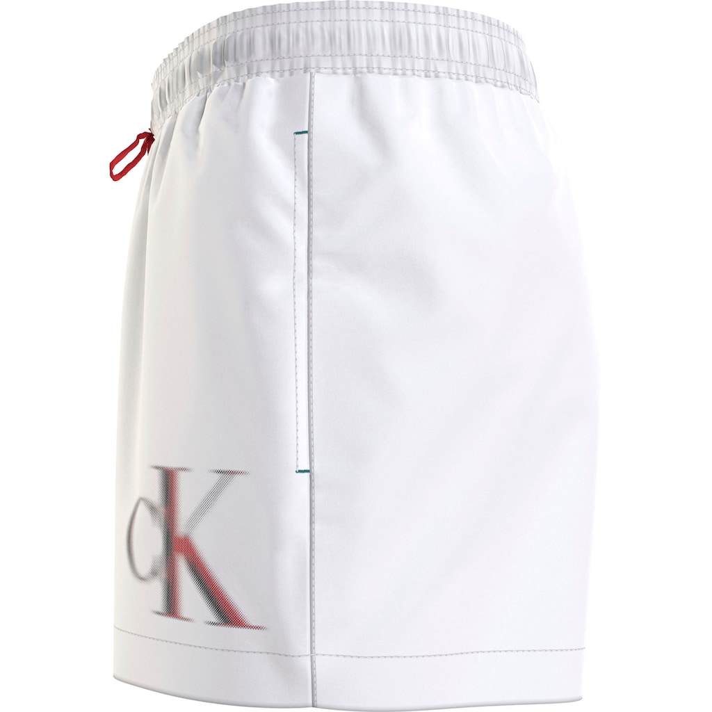 Calvin Klein Swimwear Badeshorts, mit CK-Logodruck in grafischer Optik