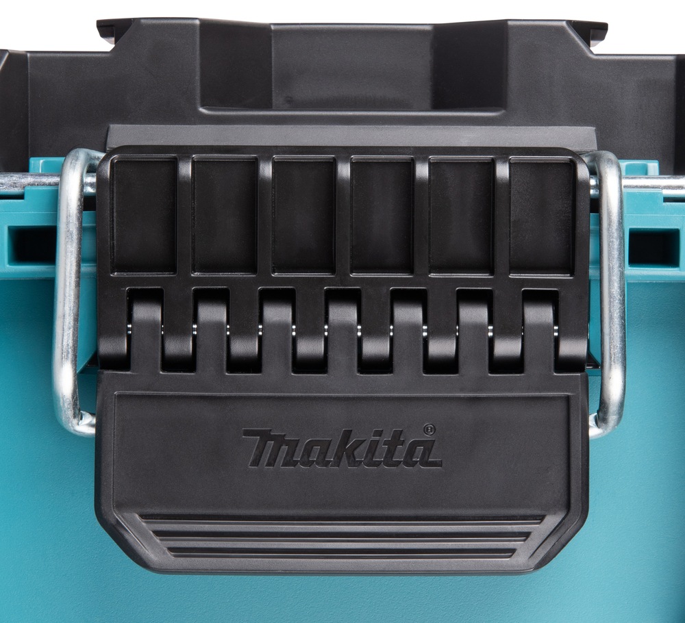 Makita Werkzeugbox »MAKTRAK  L »P-91017« max.45kg, 63,16L, Copolymer-Kunststoff« Effizientes Be- und Entladen mit dem MAKTRAK Koffer Sortiment