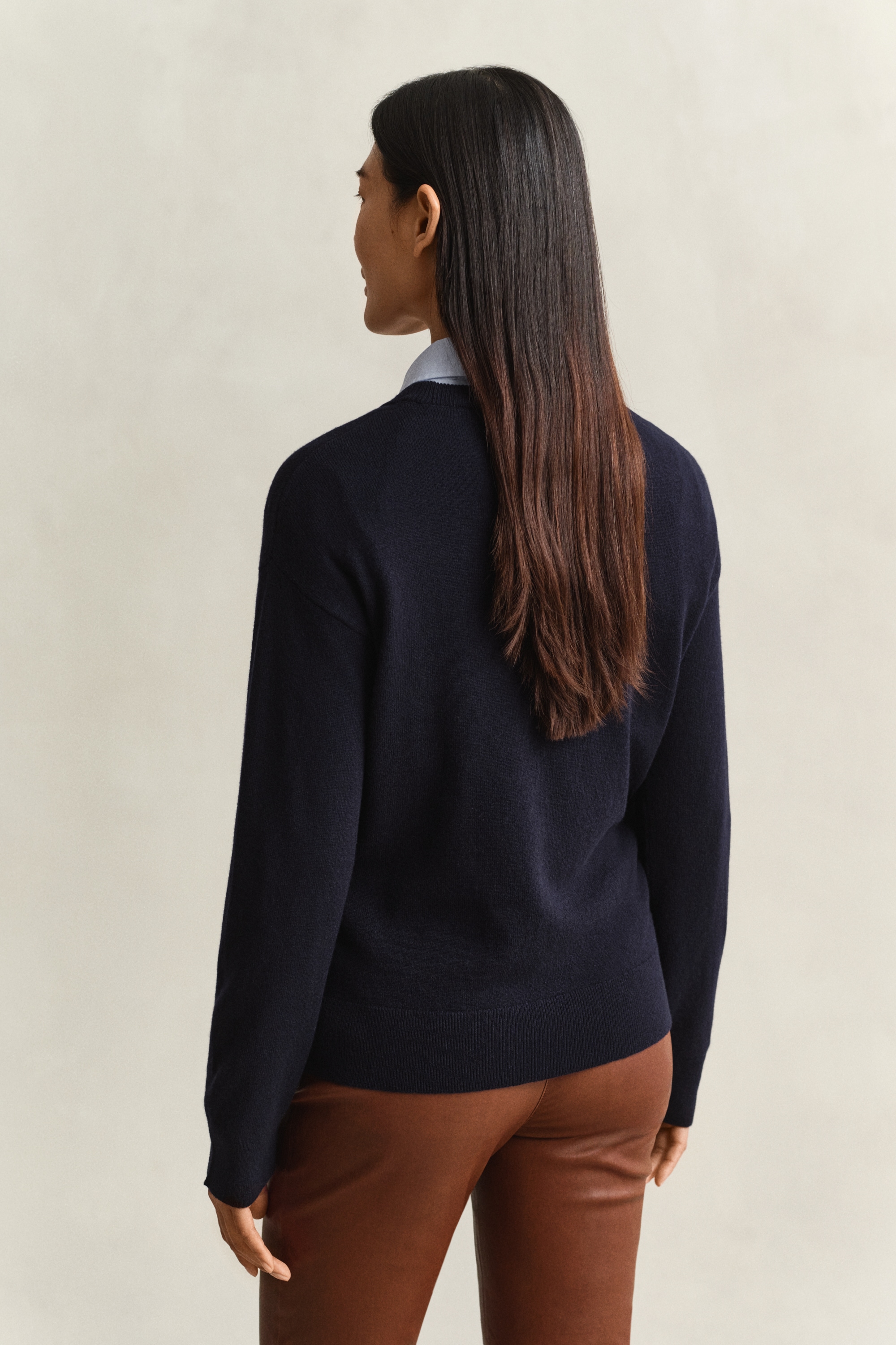 Gant Strickpullover »SUPERFINE LAMBSWOOL C-NECK« aus feiner Wolle