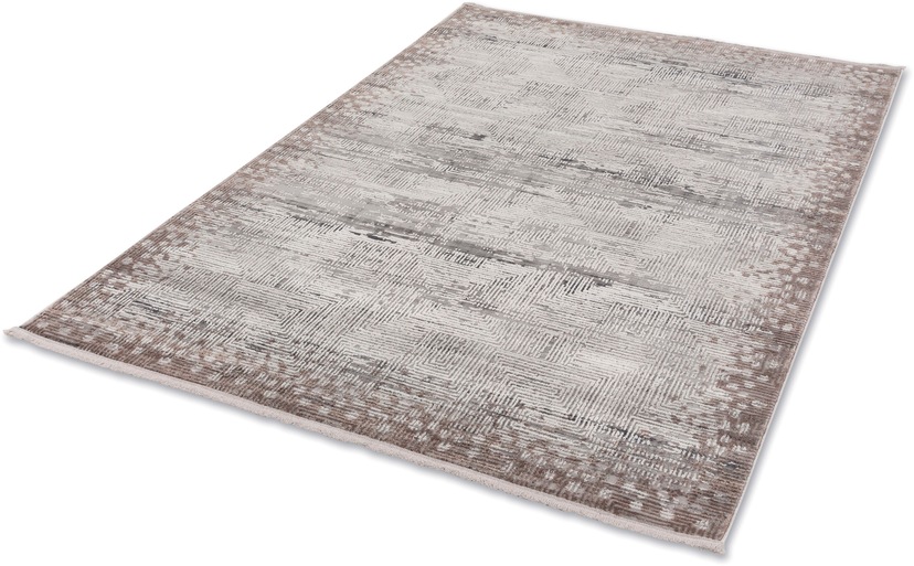 ASTRA Teppich »Vercelli 233 Kurzflorteppich«, rechteckig, wollig weiche  Oberfläche, mit Fransen, 3-D Effekt, Wohnzimmer im OTTO Online-Shop | Kurzflor-Teppiche