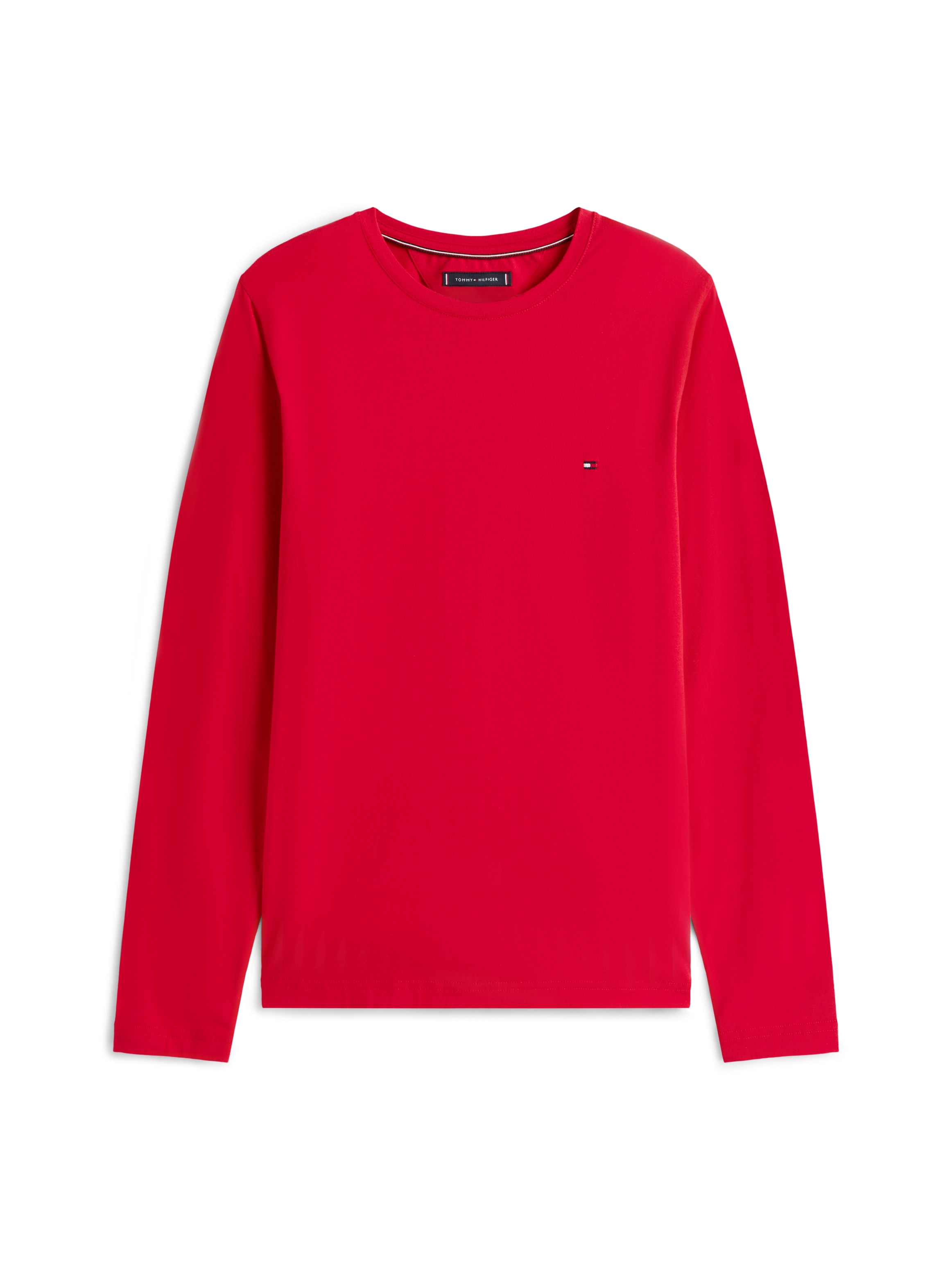 Tommy Hilfiger Langarmshirt »STRETCH SLIM FIT LONG SLEEVE«, aus biologischem Baumwollstretch