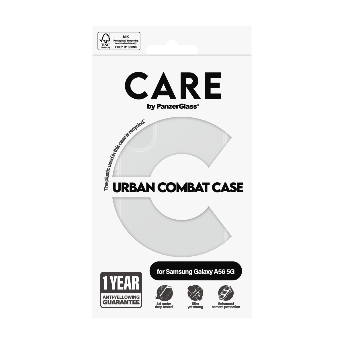 CARE by PanzerGlass Handyhülle »Urban Combat Case für Samsung Galaxy A56 5G«, Samsung Galaxy A56 5G, Backcover, Schutzhülle, Handyschutzhülle, Case, Schutzcase, stoßfest