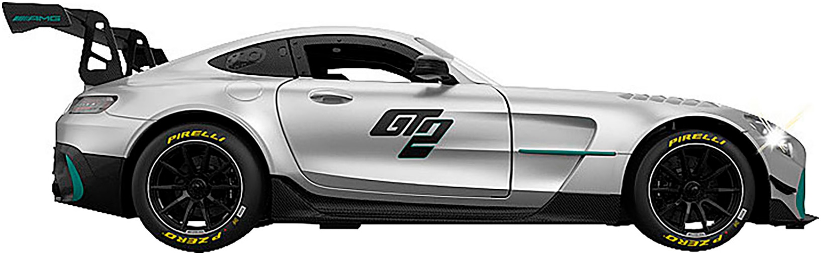 Jamara RC-Auto »Mercedes-AMG GT2 silber 2,4GHz« LED-Licht; Maßstab 1:14
