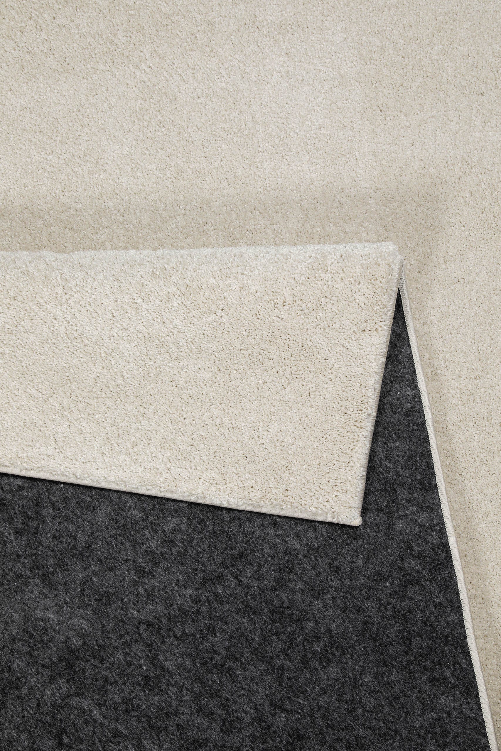 Wecon home Teppich »Wogh« rechteckig 25 mm Höhe Kurzflor, maschinell gewebt, robust, Wohn- & Schlafzimmer, einfarbig