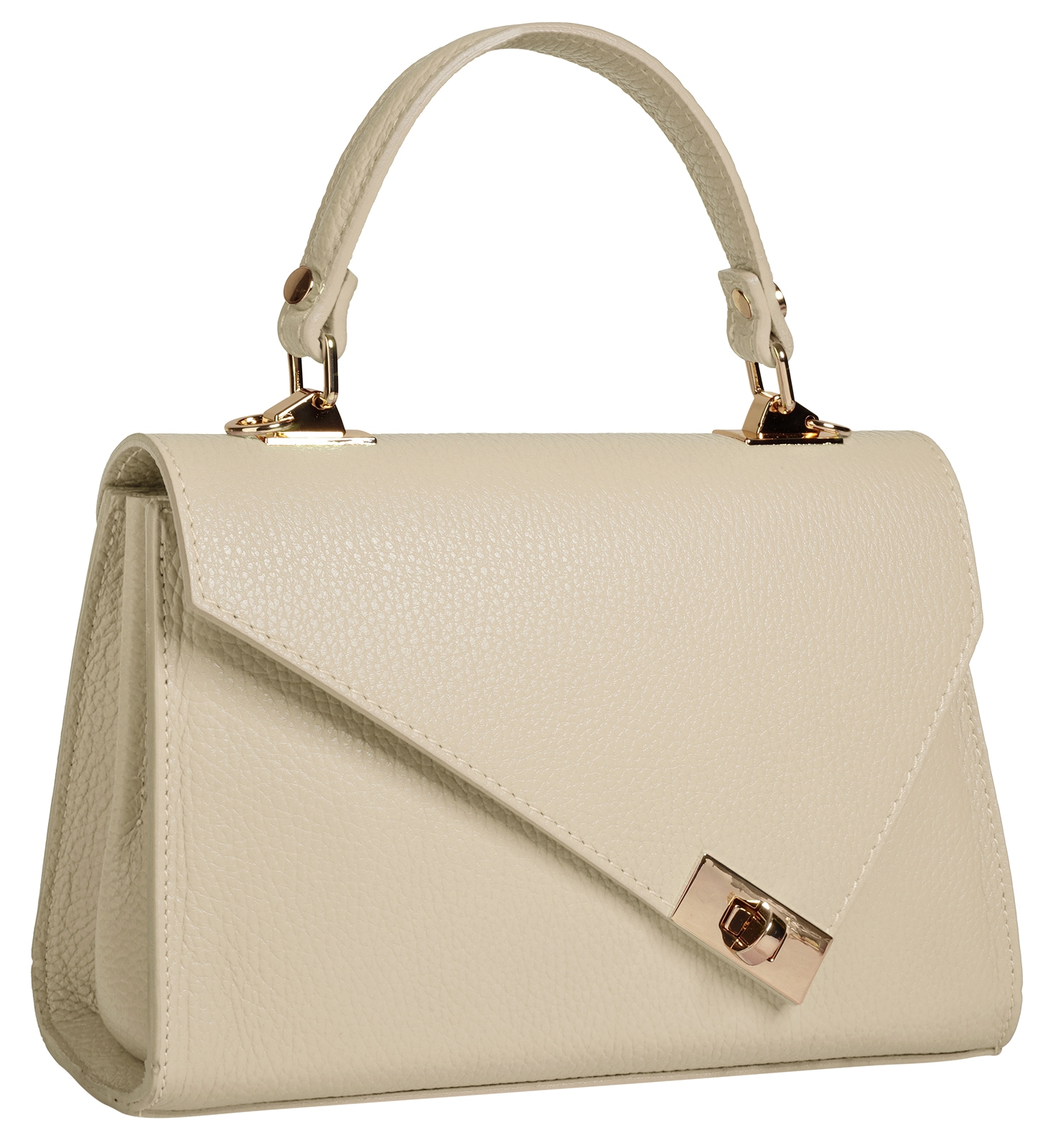 Cluty Henkeltasche echt Leder, Made in Italy