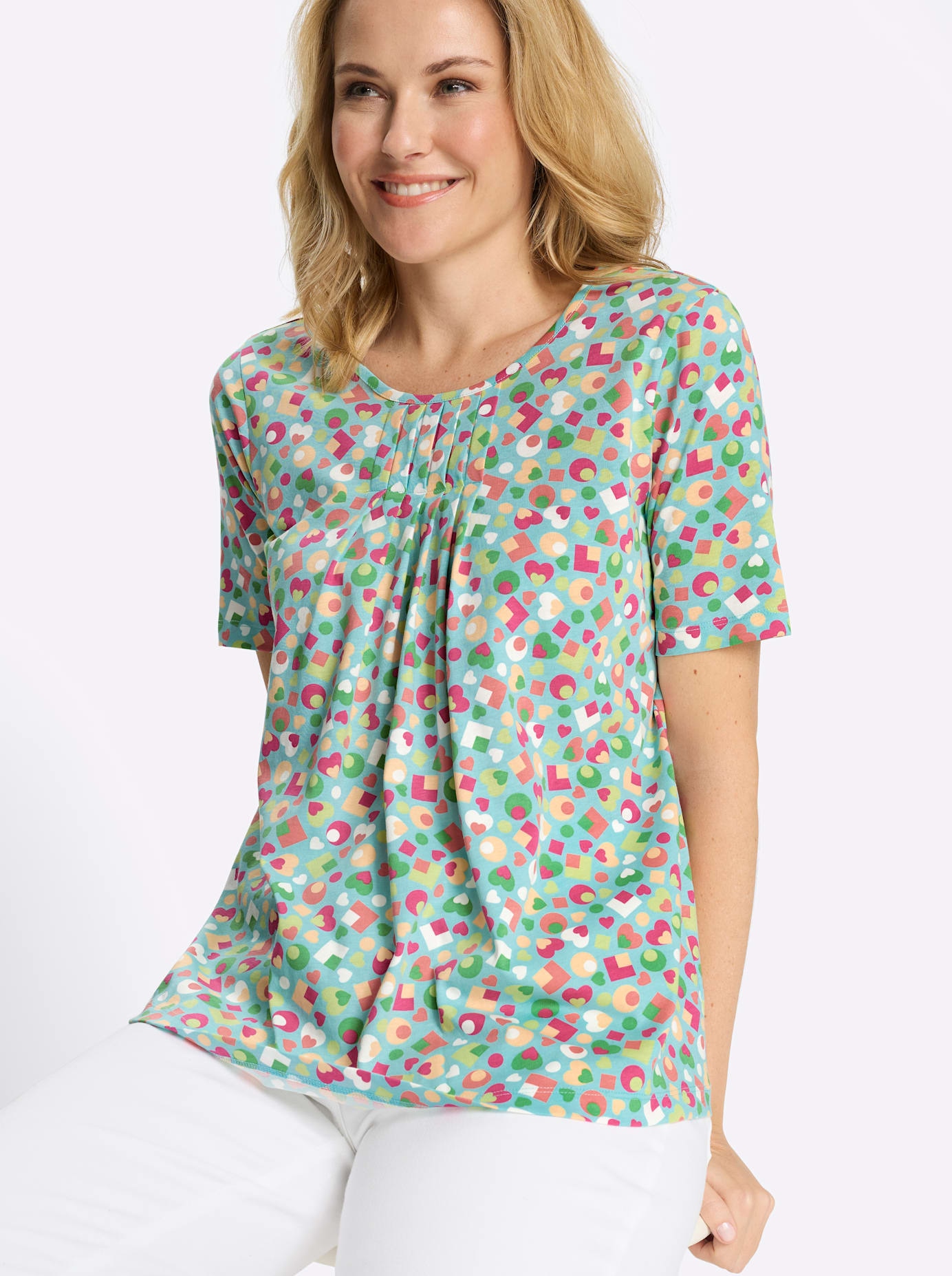 Classic Basics Kurzarmshirt »Longshirt« 1 tlg.