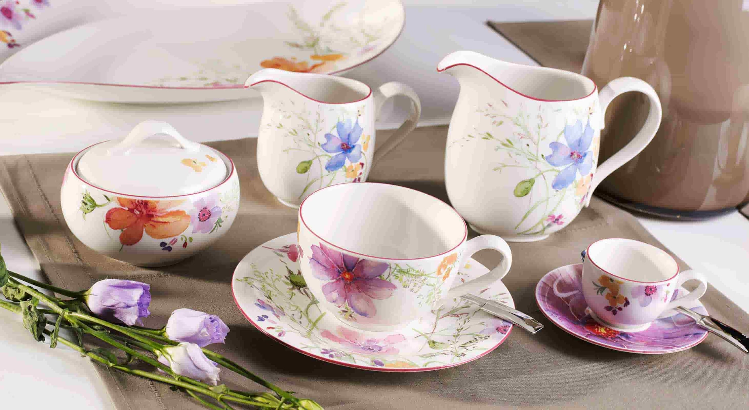 Villeroy & Boch Untertasse »Kaffee Untertasse Mariefleur Basic ø 16 cm bunt«