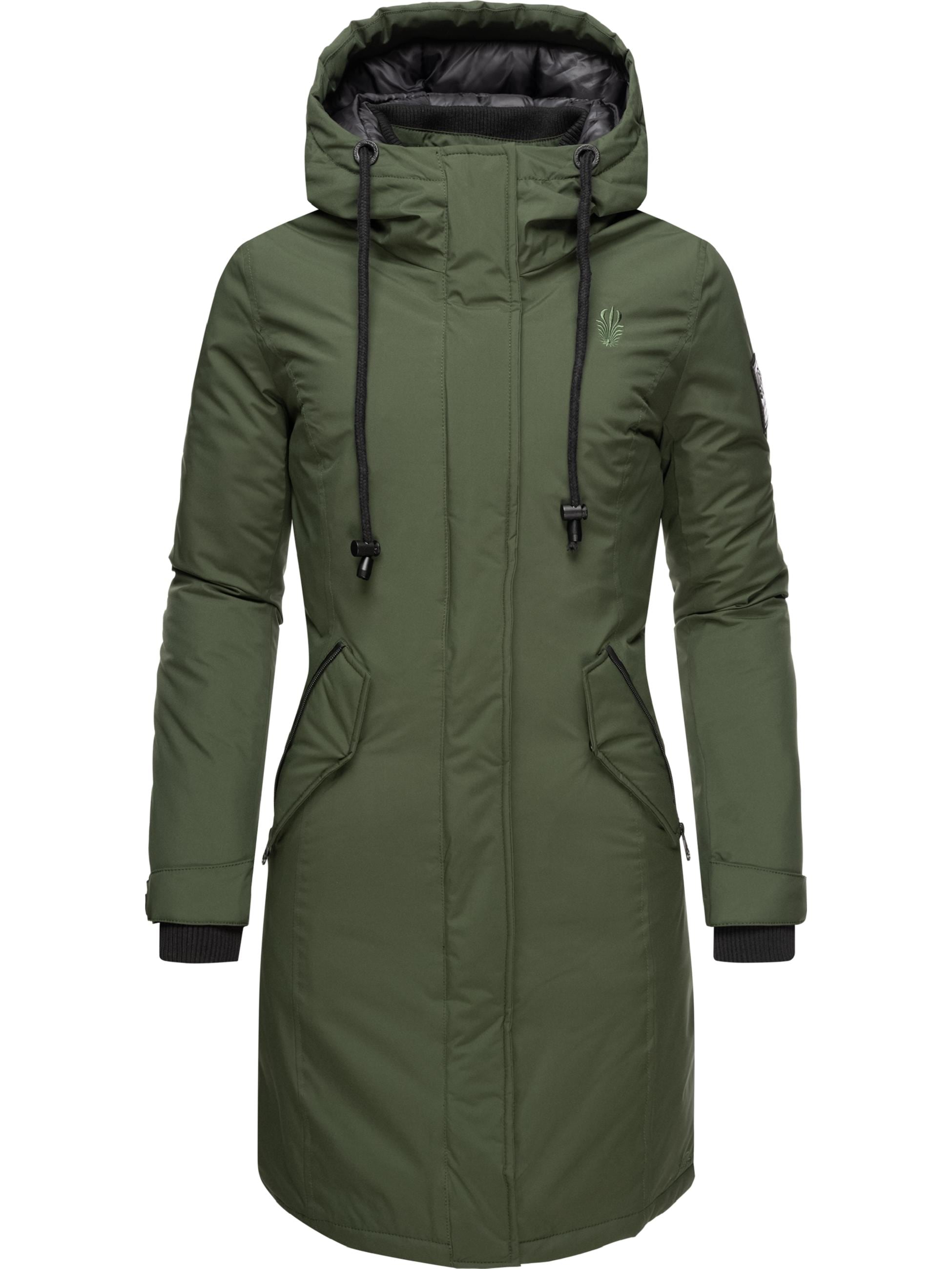 Navahoo Wintermantel »Wintermantel Letiziaa«, sportlicher Winterparka mit gefütterter Kapuze