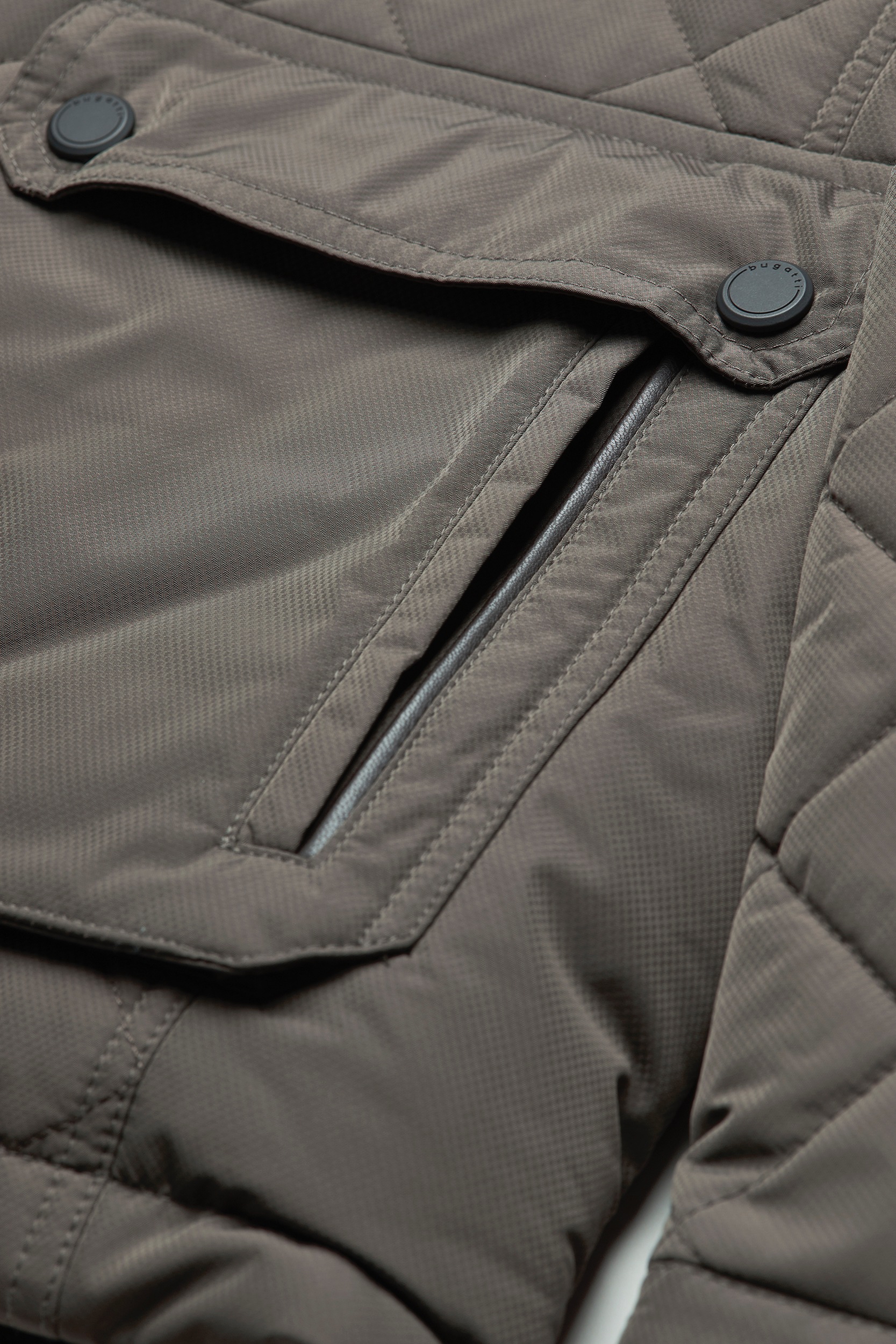 bugatti Langjacke, ohne Kapuze, im Rautenstepp