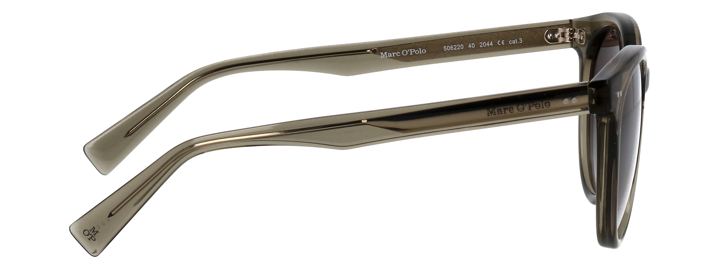 Marc O'Polo Sonnenbrille »506220«, Form Panto, Logoschriftzug auf Bügel und Glas, CR 39