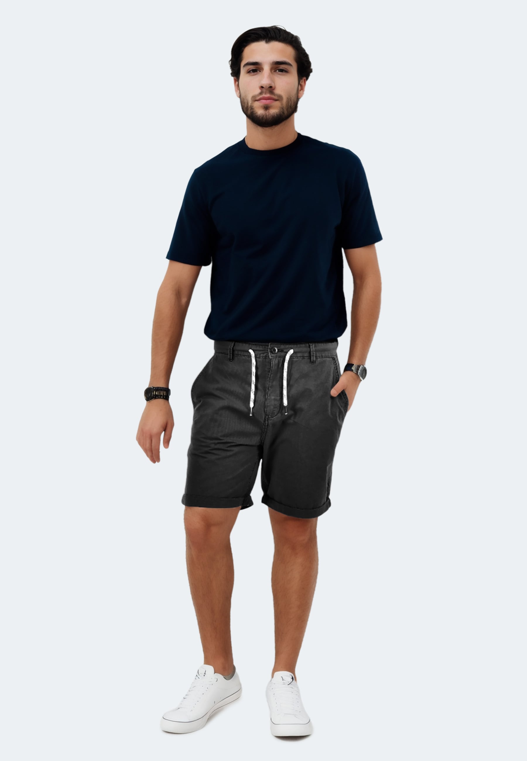 Shorts »Indicode InCanvar Herren Stoff Shorts B795«