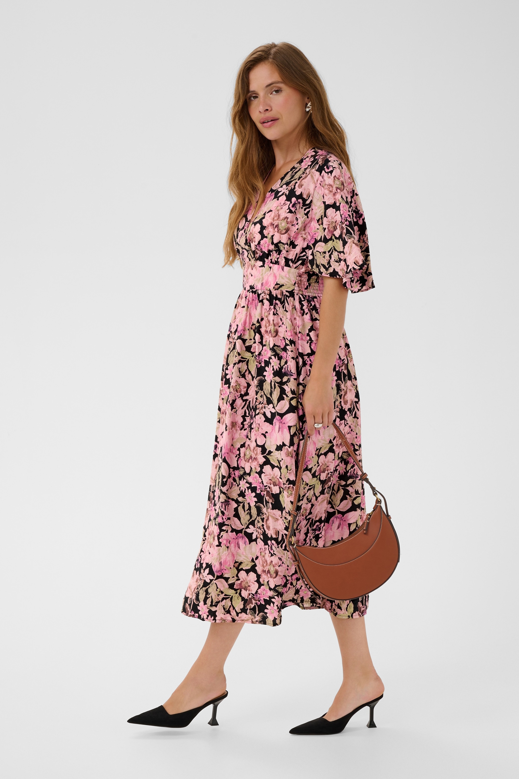 KAFFE Midikleid »Damen Kleid KAsirena«