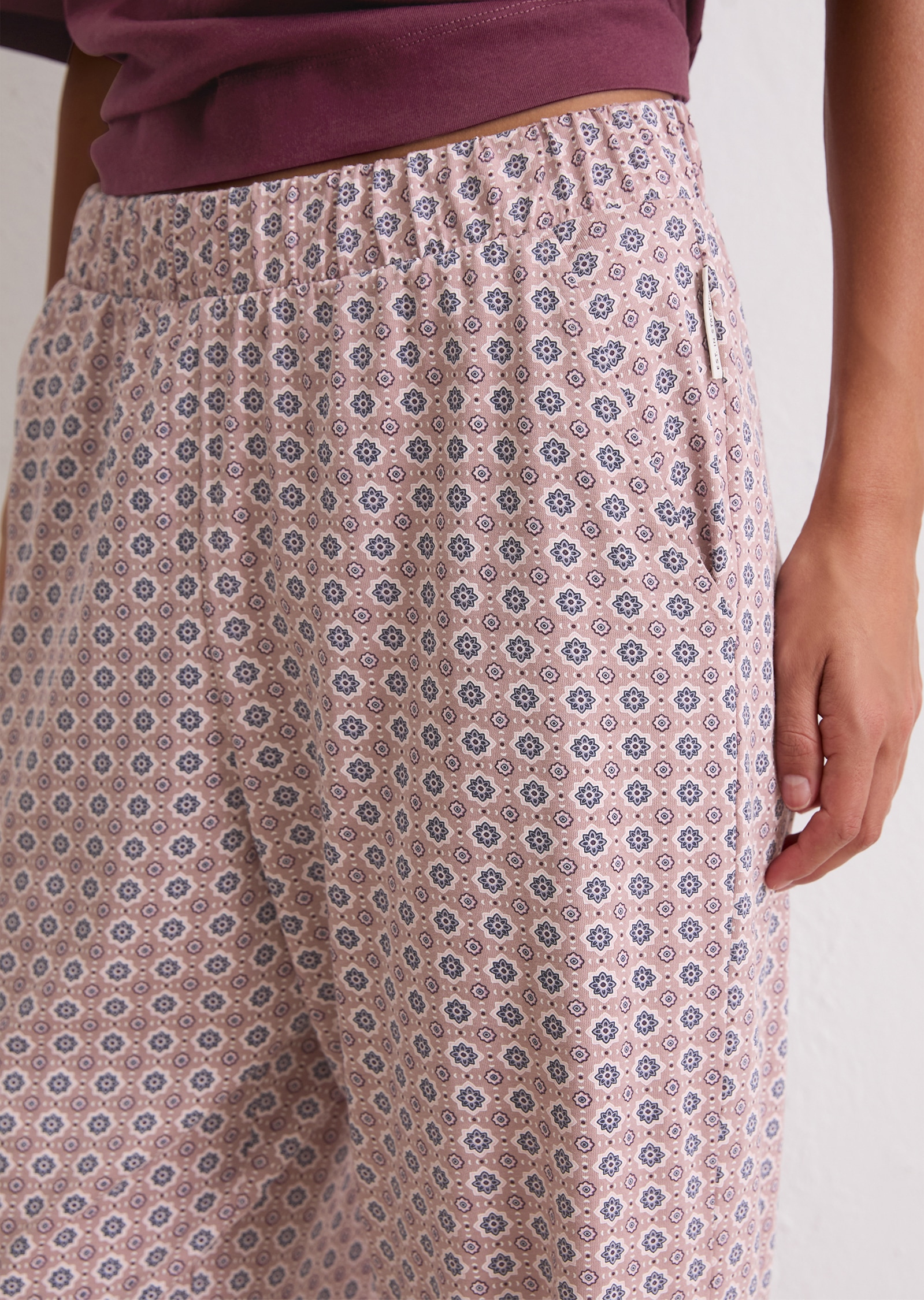 Marc O'Polo Loungehose »Mix N Match Cotton«, seiteliche Taschen, Baumwolle, weich, Gummizug, gerades Bein