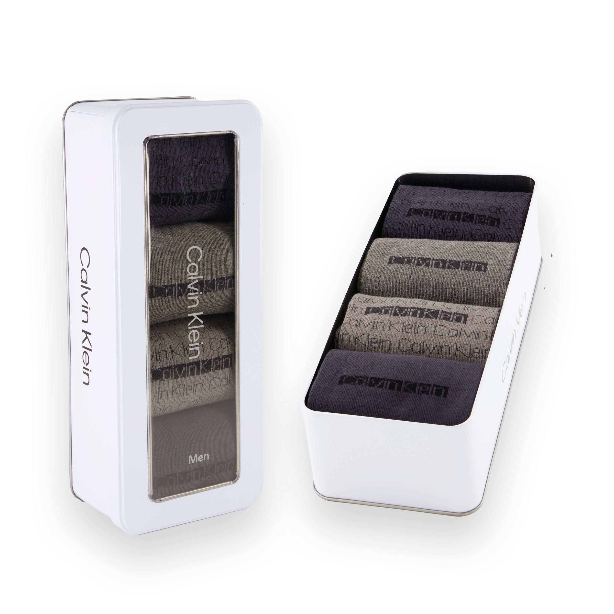 Calvin Klein Socken »CK MEN SOCK 4P GIFTBOX AOP« 4er Pack, 