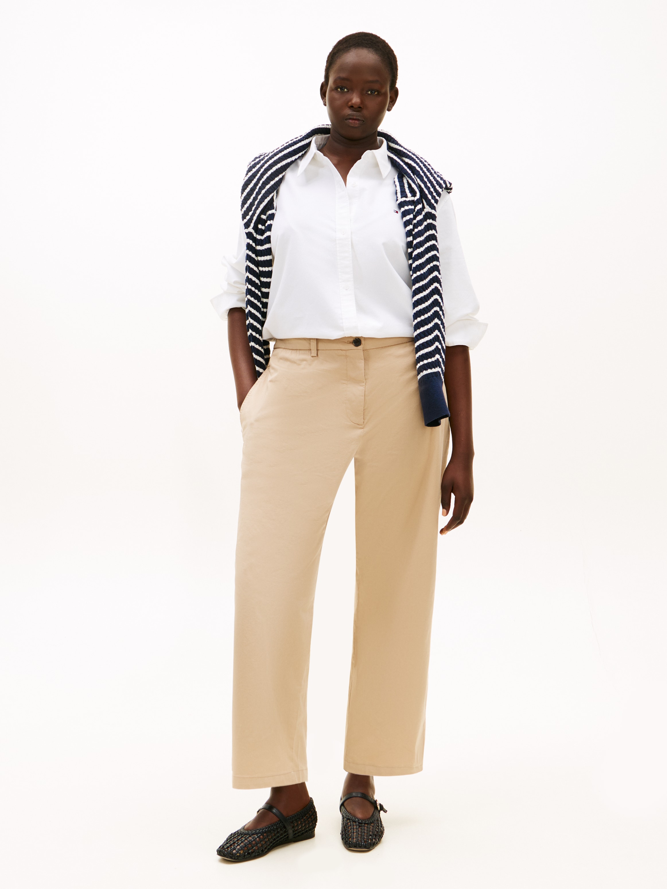 Tommy Hilfiger Curve Chinohose »CRV CO GMD SLIM STRAIGHT CHINO«  in großen Größen