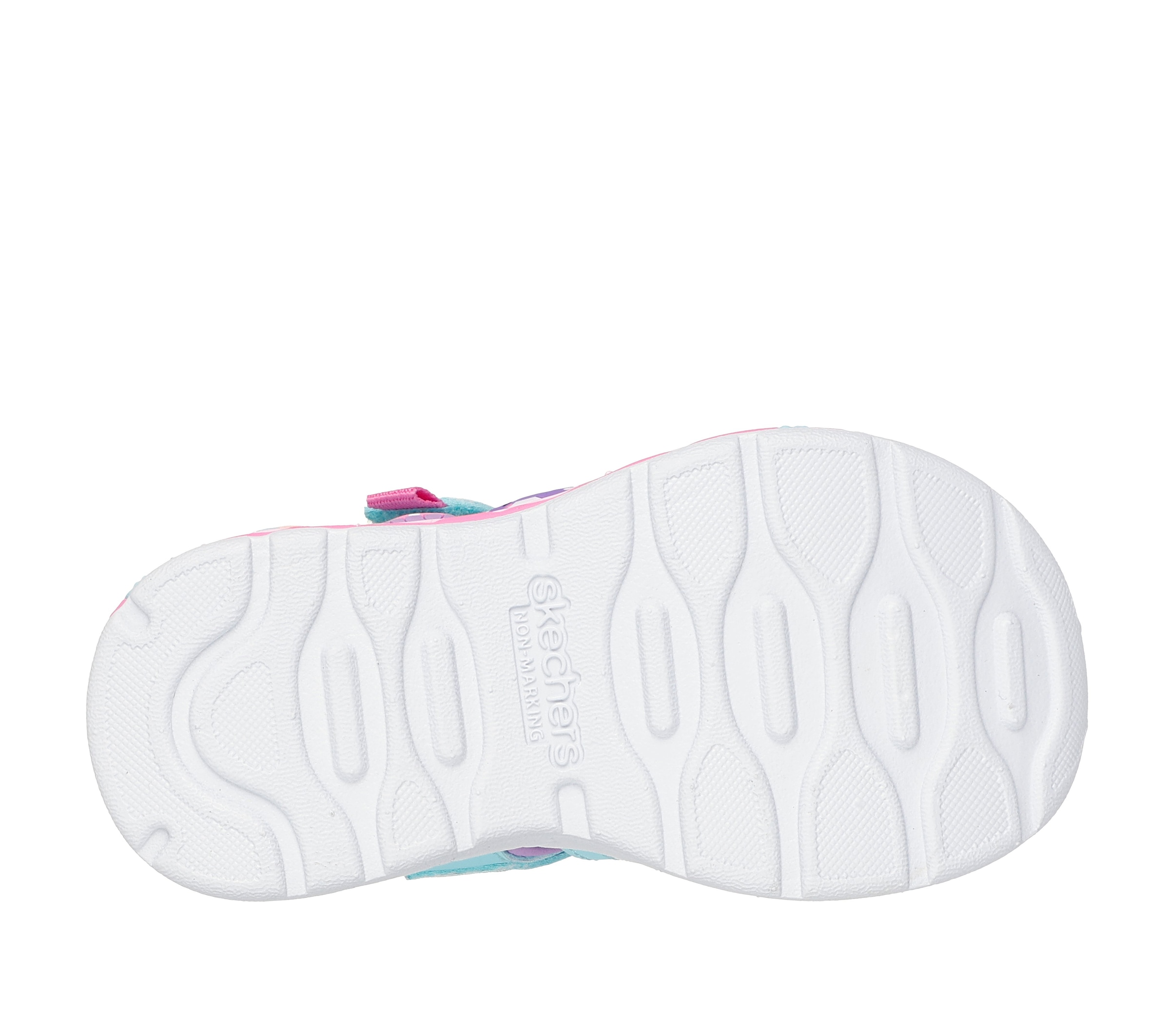 Skechers Sandale »PLAY SCENE SPLASH«  Badeschuh mit bunter Sohle, Größenschablone zum Download