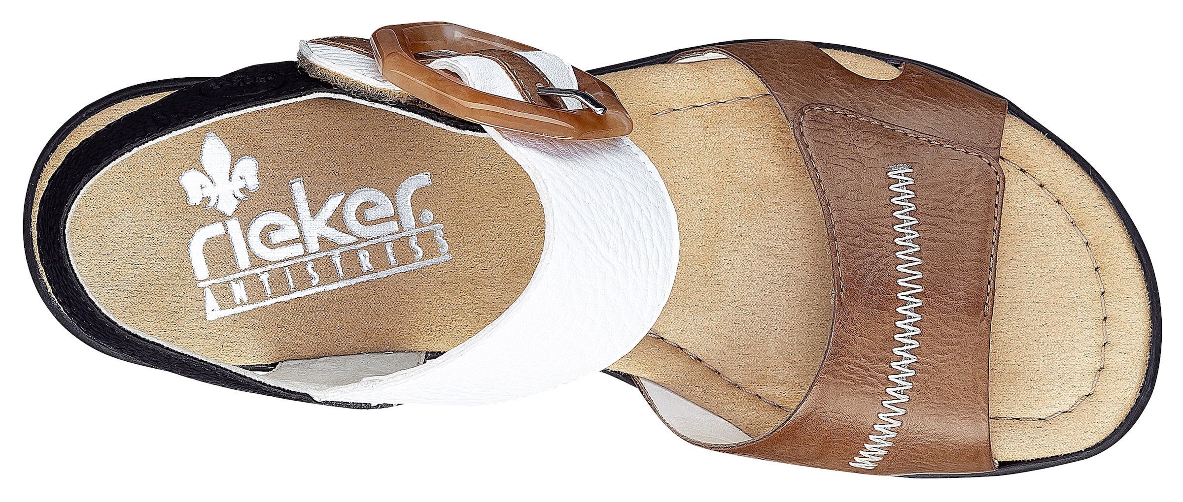 Rieker Sandalette, Sommerschuh, Sandale, Keilabsatz, im modischen Look