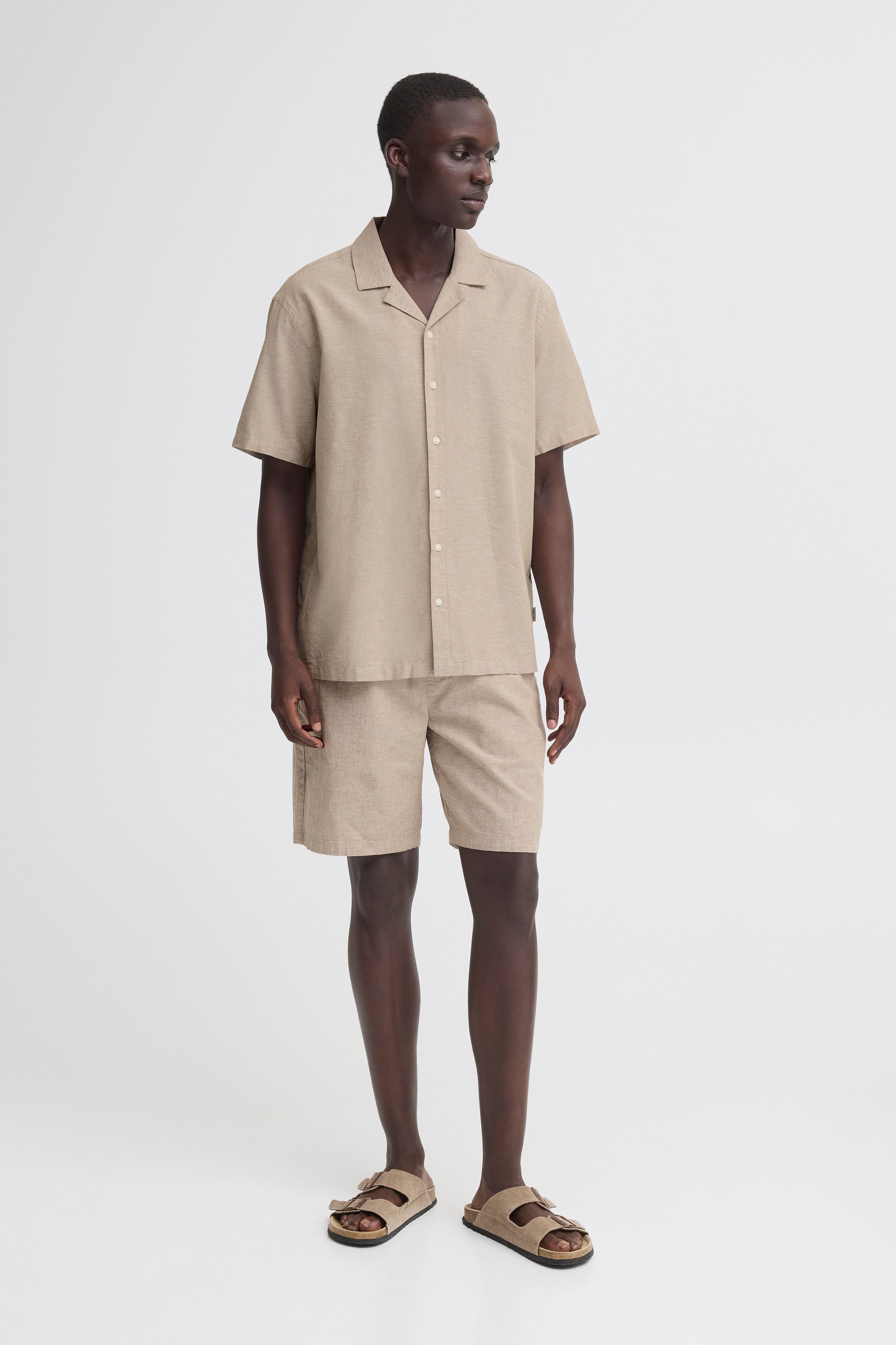 Blend Bermudas »BHABAN LIN SHORTS PP NOOS«  in sommerlicher Leinen-Optik