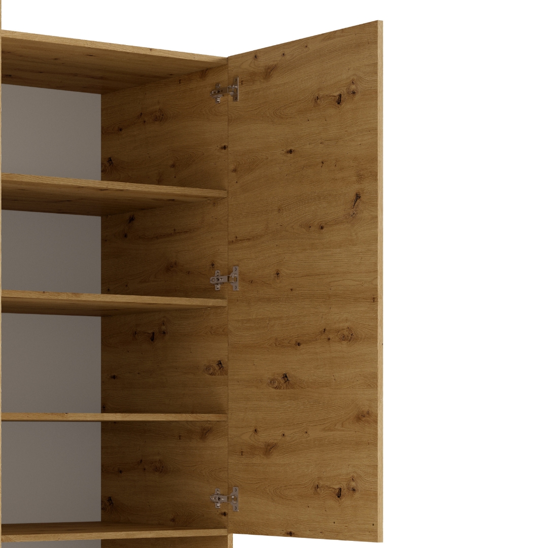 INOSIGN Kleiderschrank »LAREDO Wäscheschrank komplette Innenausstattung, Maße 158,3/200,5/55cm«