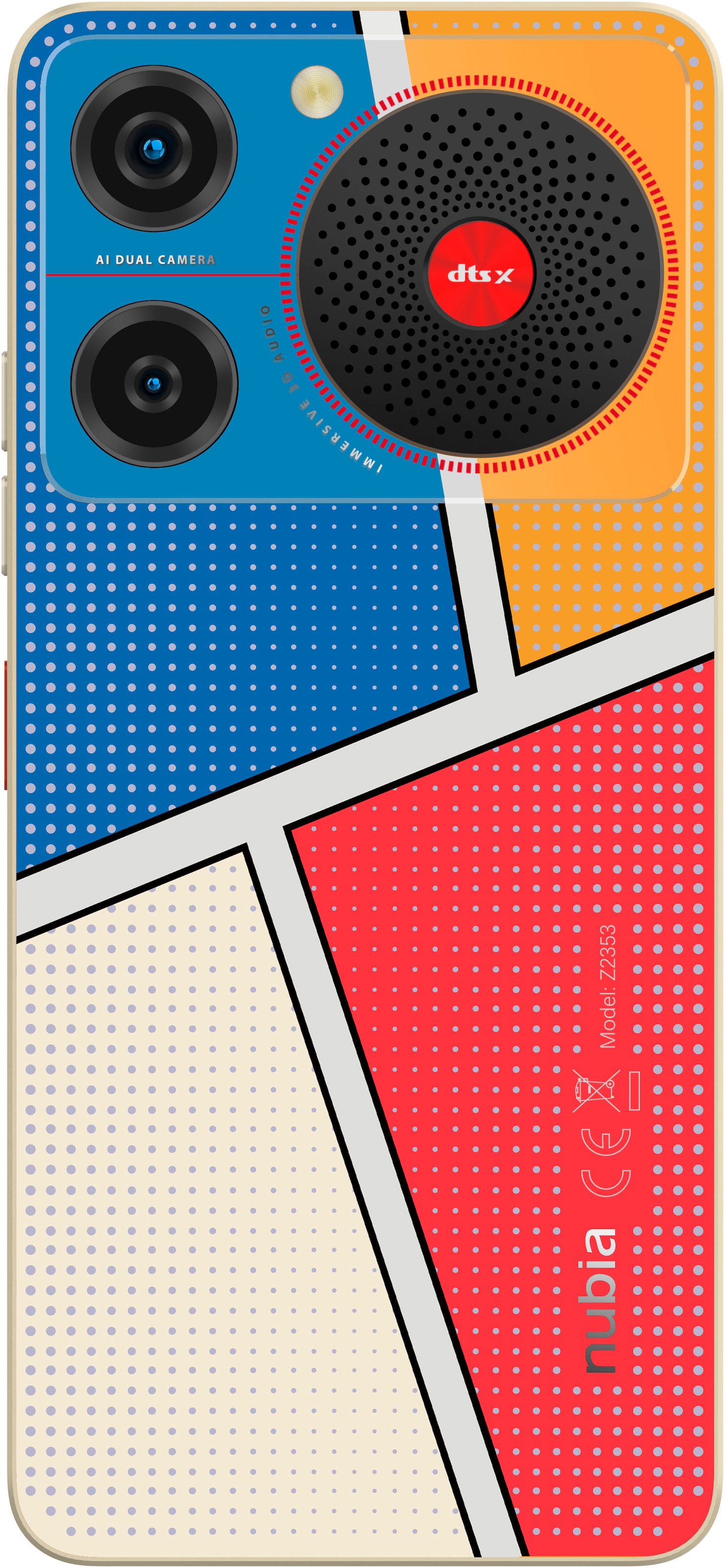 Nubia Smartphone »nubia Music«, pop art