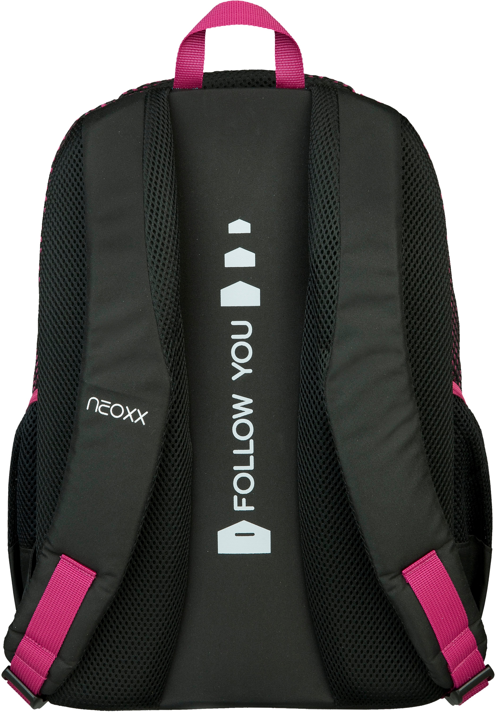 neoxx Schulrucksack »Fly, Crazy in Mesh«, aus recycelten PET-Flaschen