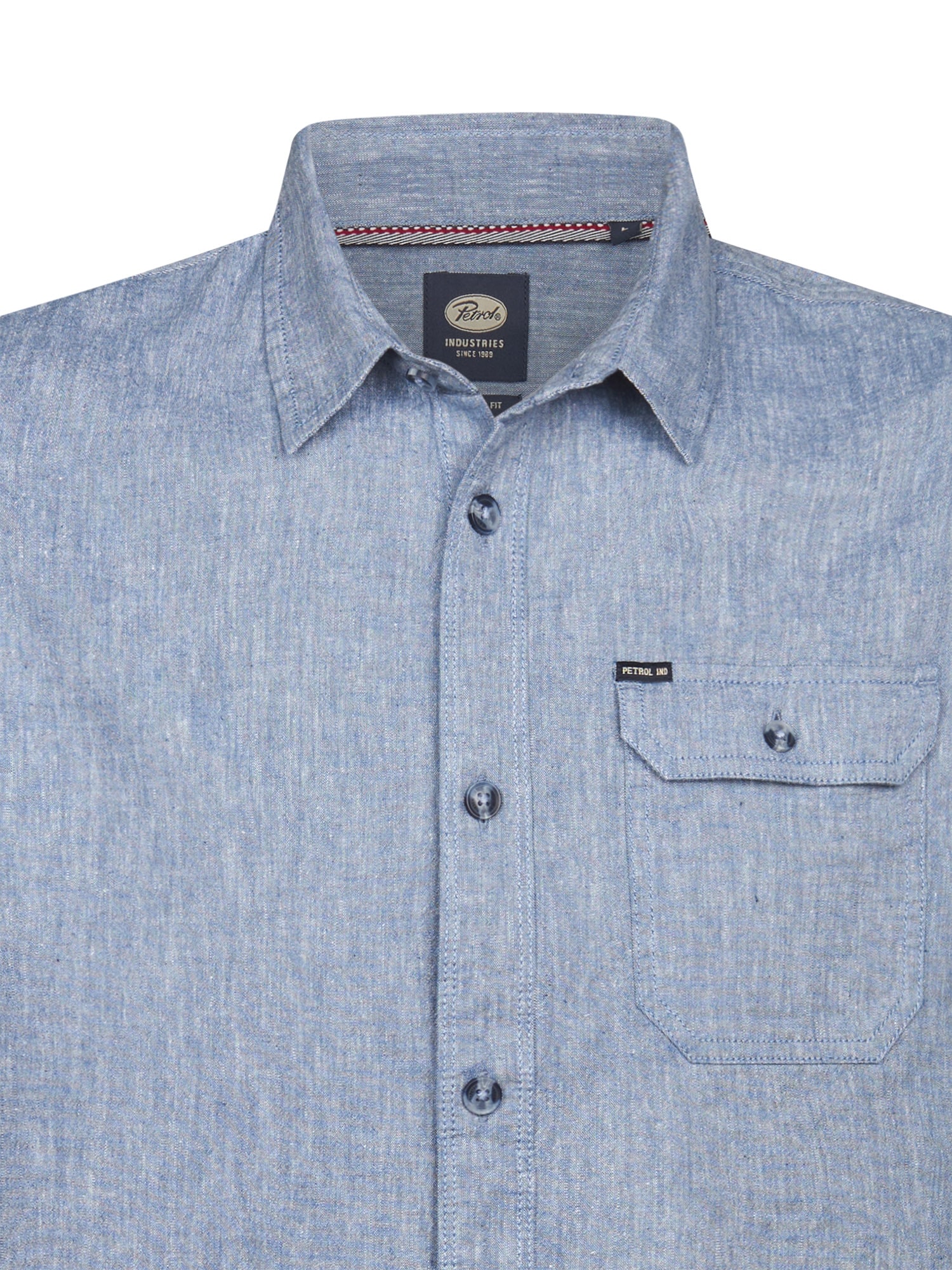 Petrol Industries Kurzarmhemd »Men Shirt Short Sleeve Uni« mit Brust Tasche