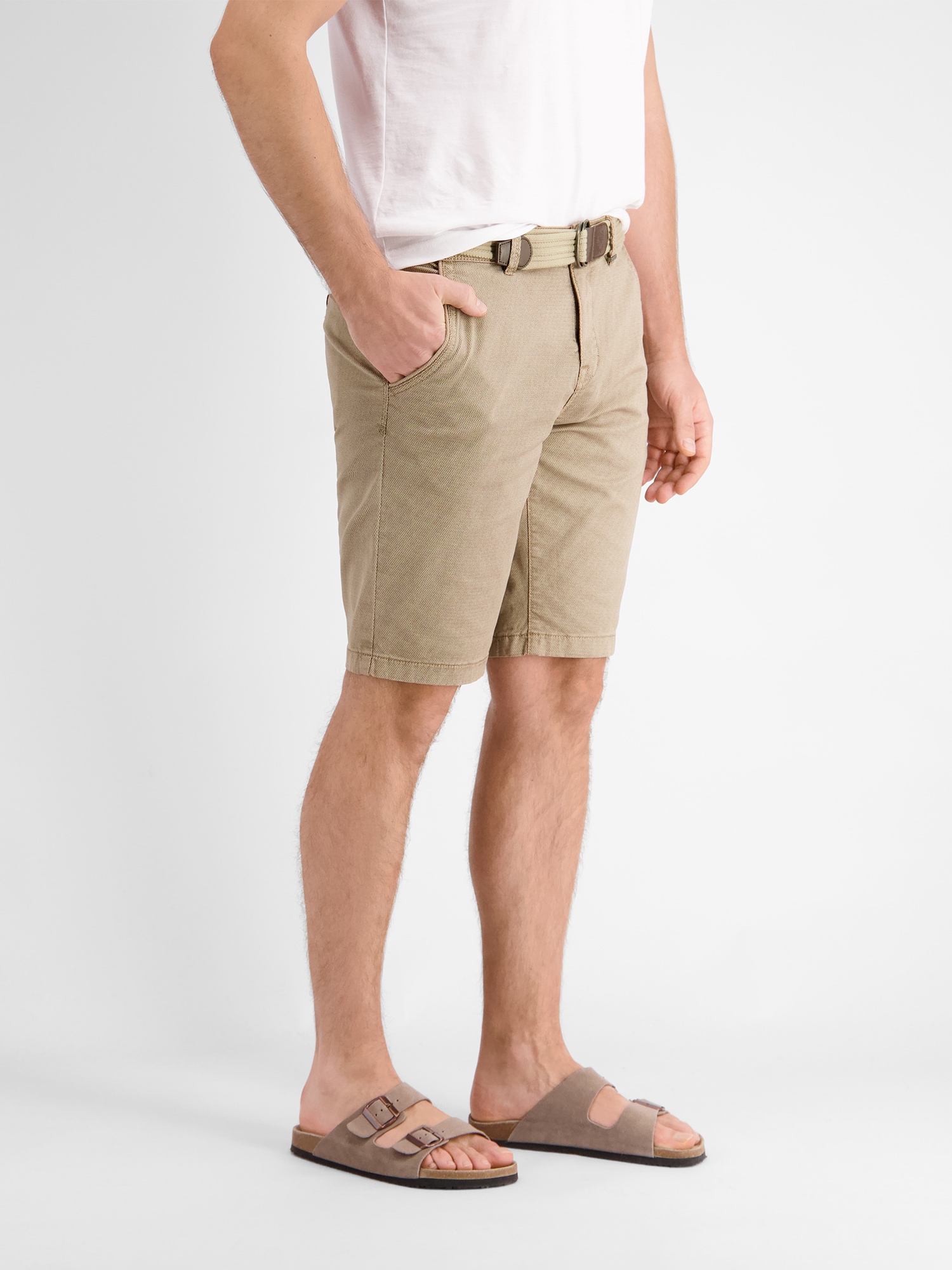 LERROS Bermudas »LERROS Chino-Bermuda mit Print«