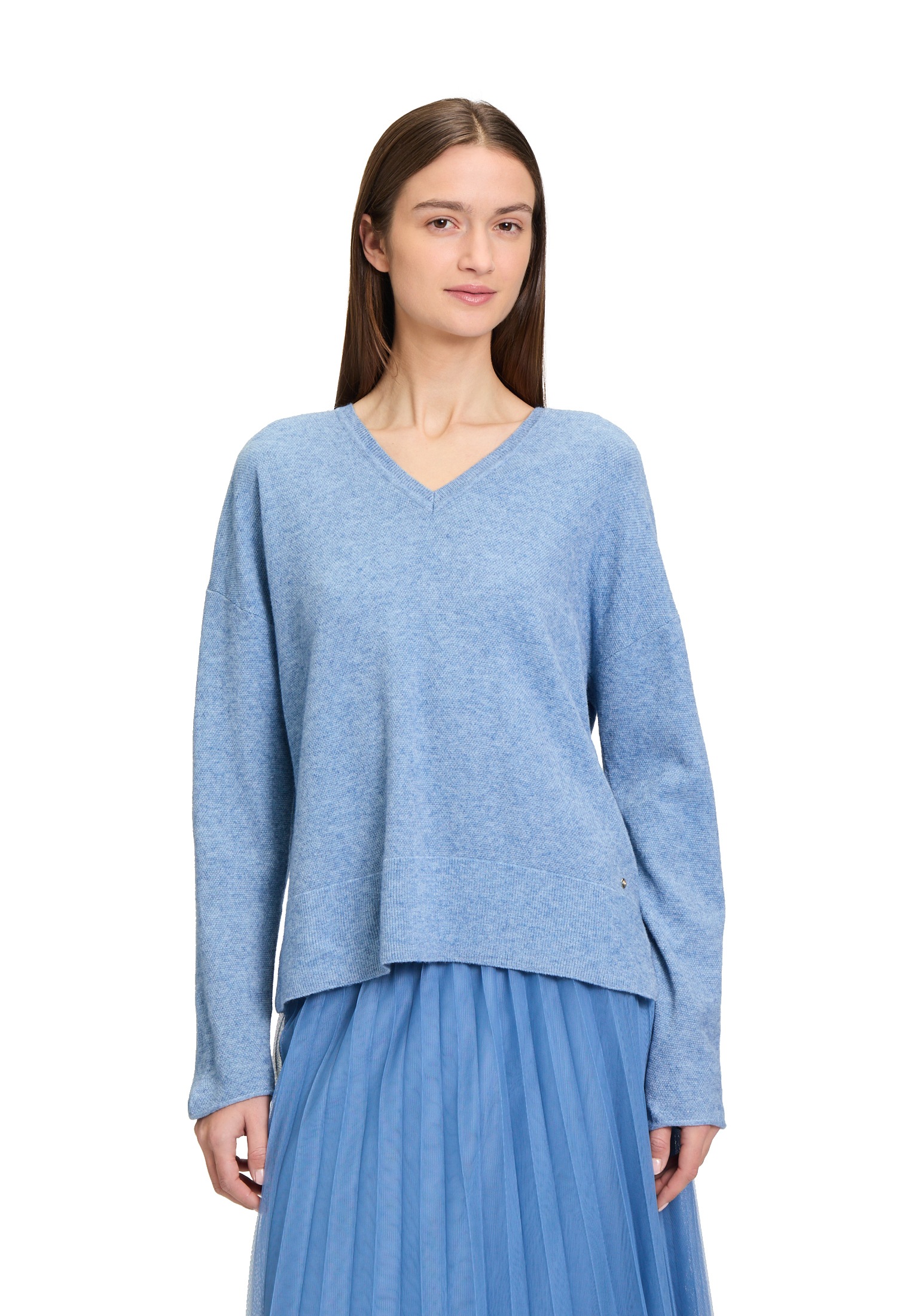 Betty&Co Strickpullover »Strickpullover mit V-Ausschnitt«