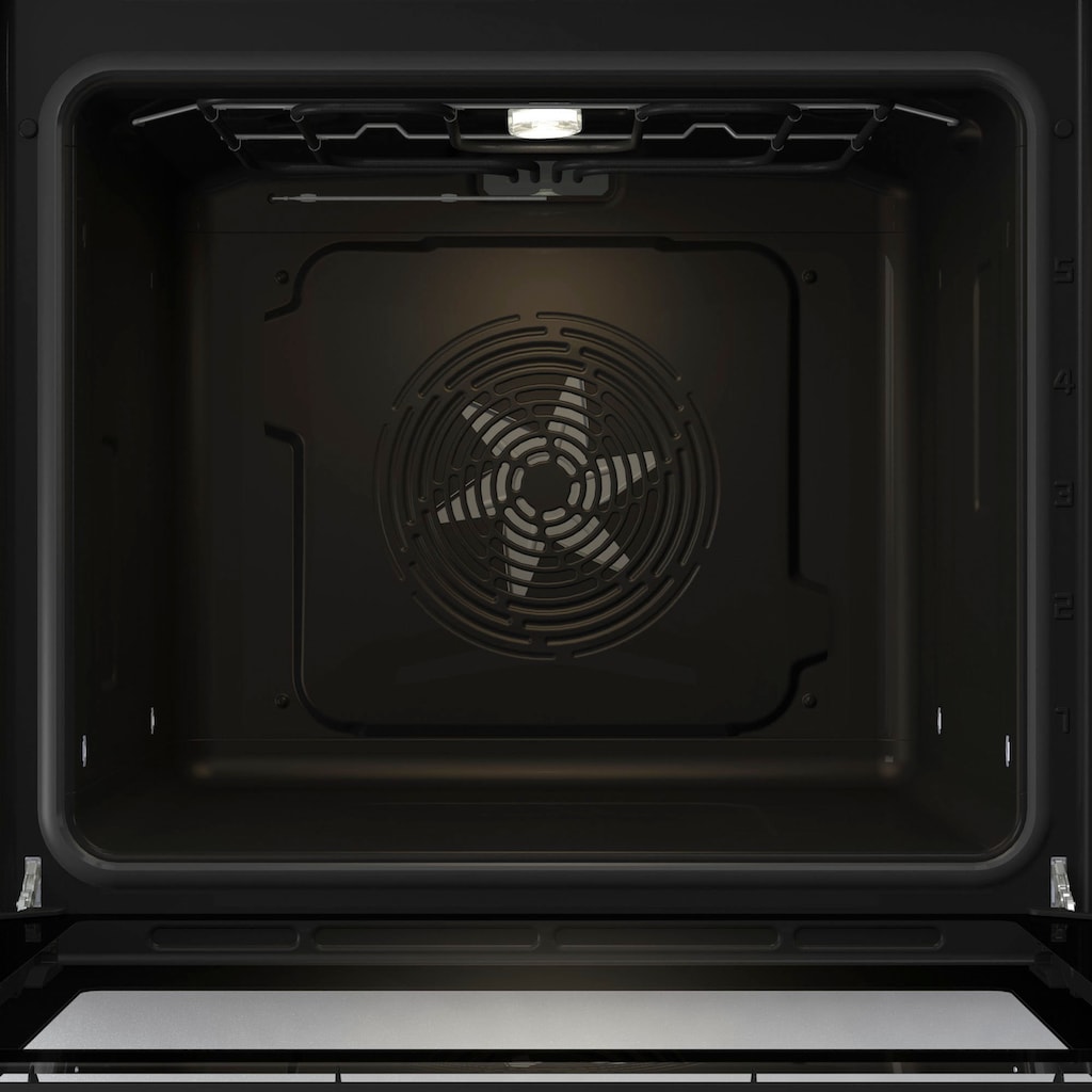 GORENJE Backofen-Set »Black Induction Set«, BOS6737E06BG, mit 1-fach-Teleskopauszug, Aqua Clean, (Set)